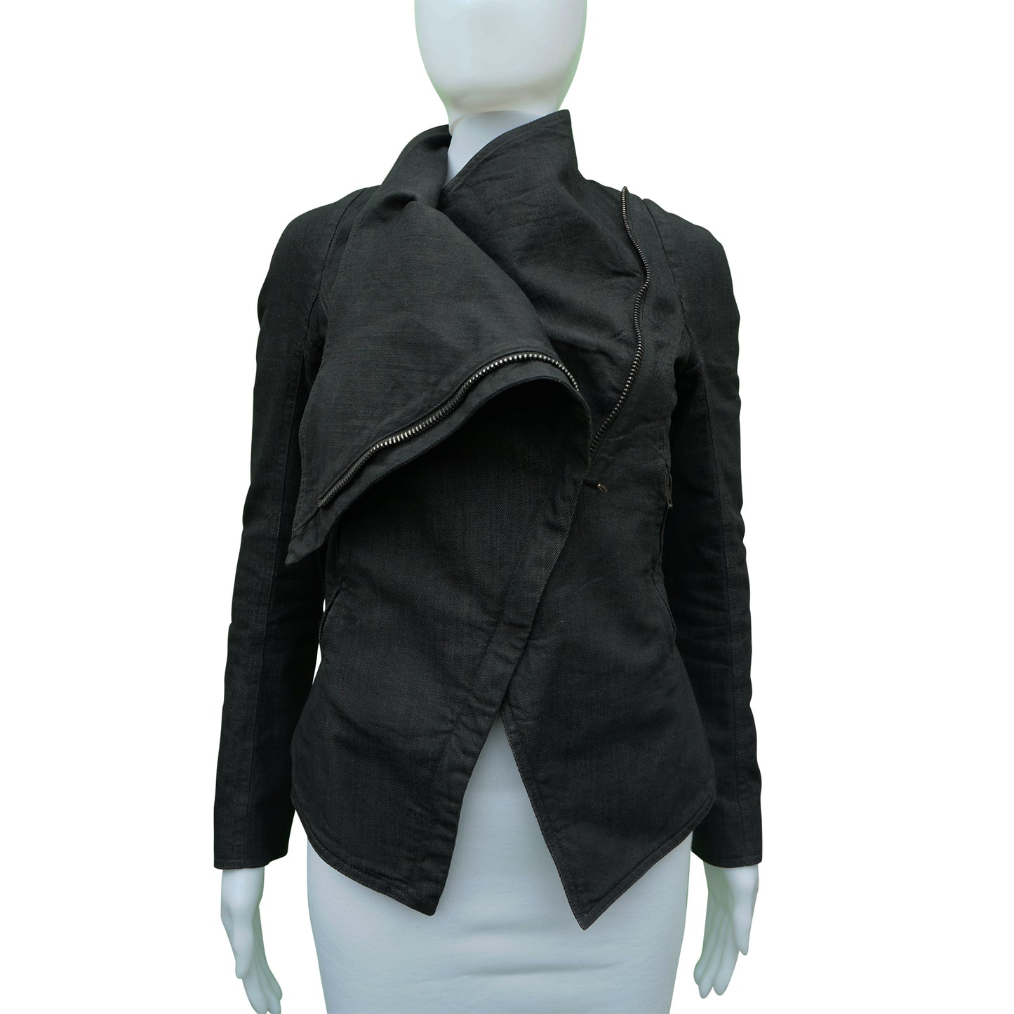 GARETH PUGH ASYMMETRICAL DENIM JACKET - leefluxury.com