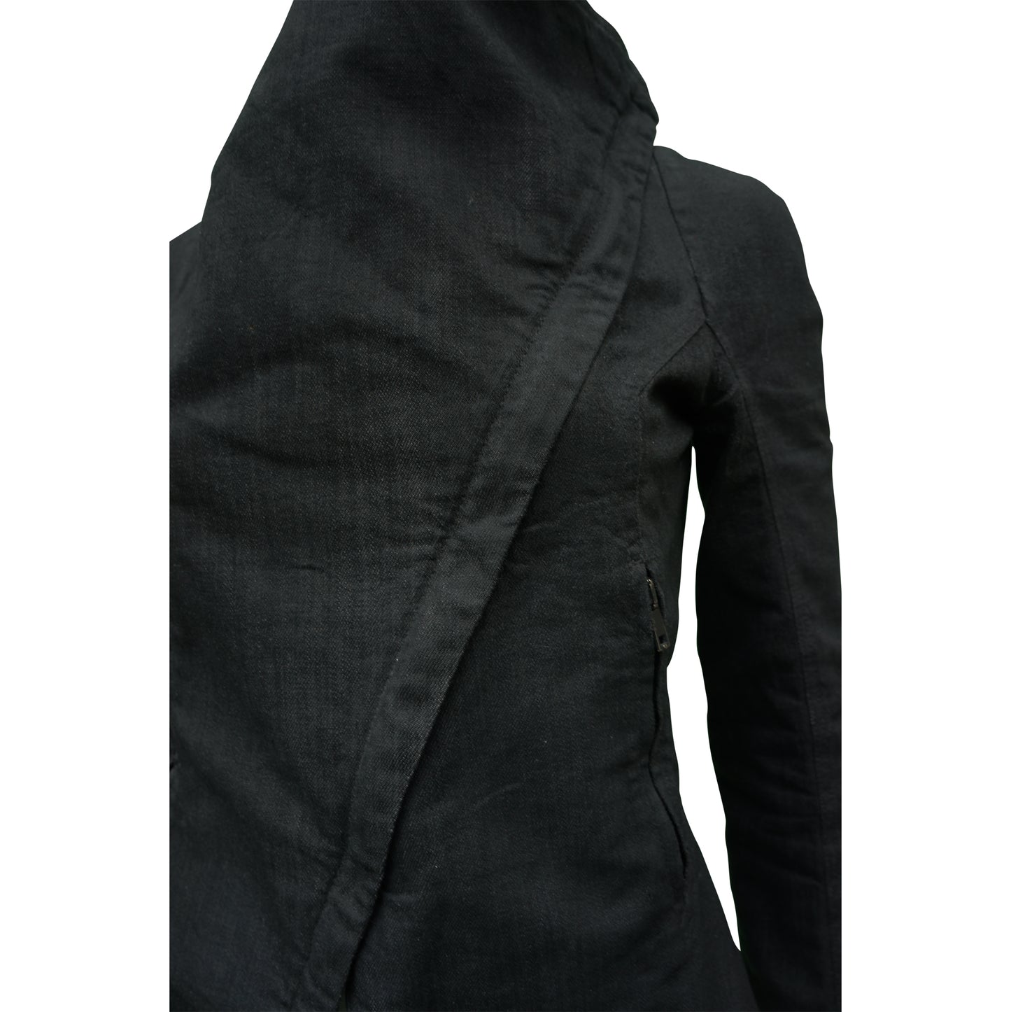 GARETH PUGH ASYMMETRICAL DENIM JACKET - leefluxury.com