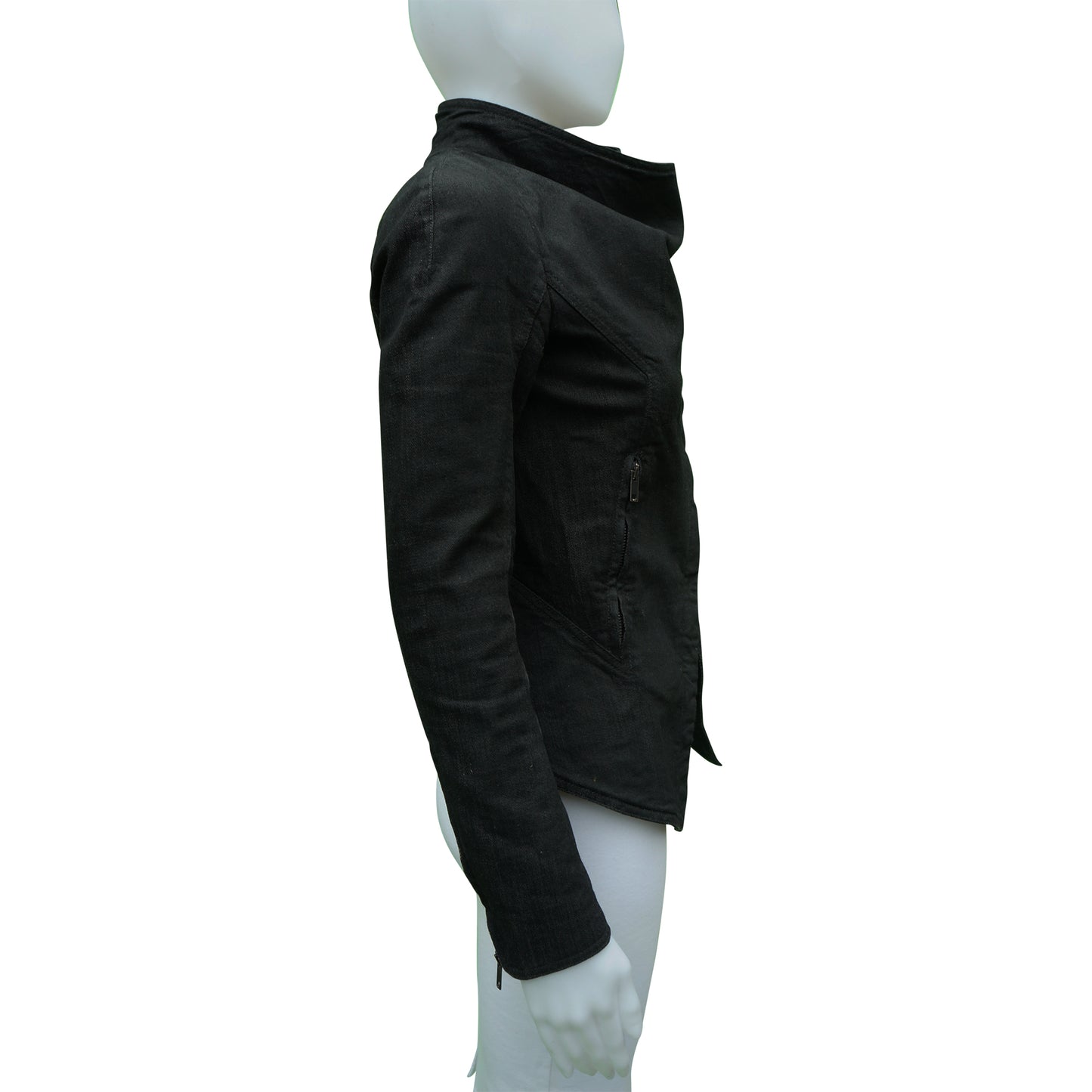 GARETH PUGH ASYMMETRICAL DENIM JACKET - leefluxury.com