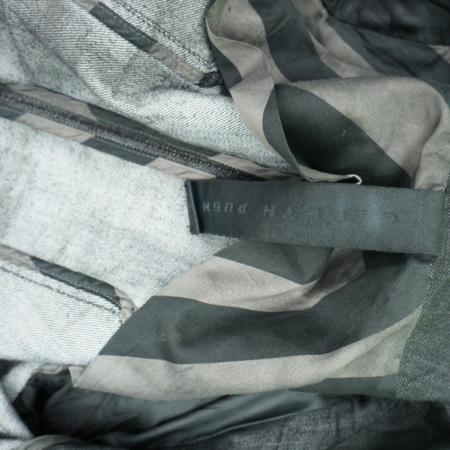 GARETH PUGH ASYMMETRICAL DENIM JACKET - leefluxury.com