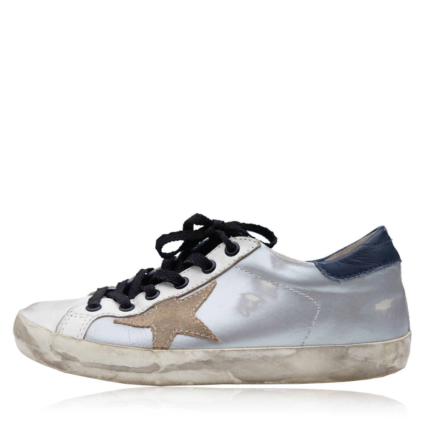 GOLDEN GOOSE SUPERSTAR LOW-TOP SNEAKERS - leefluxury.com