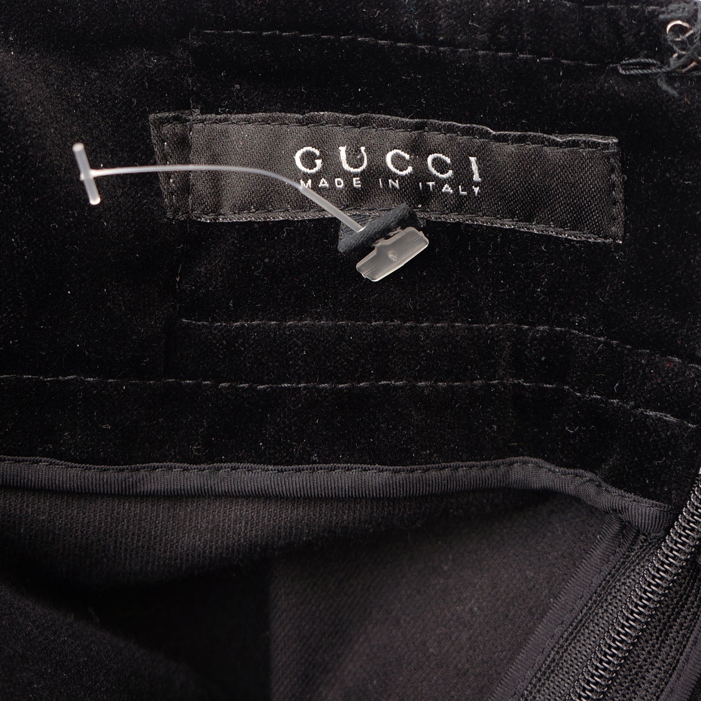 GUCCI BLACK VELVET 3 PIECE SUIT - leefluxury.com