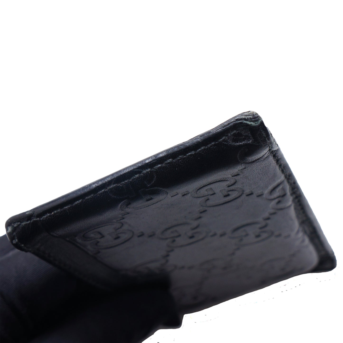 GUCCI GG GUCCISSIMA CREDIT CARD LEATHER HOLDER - leefluxury.com