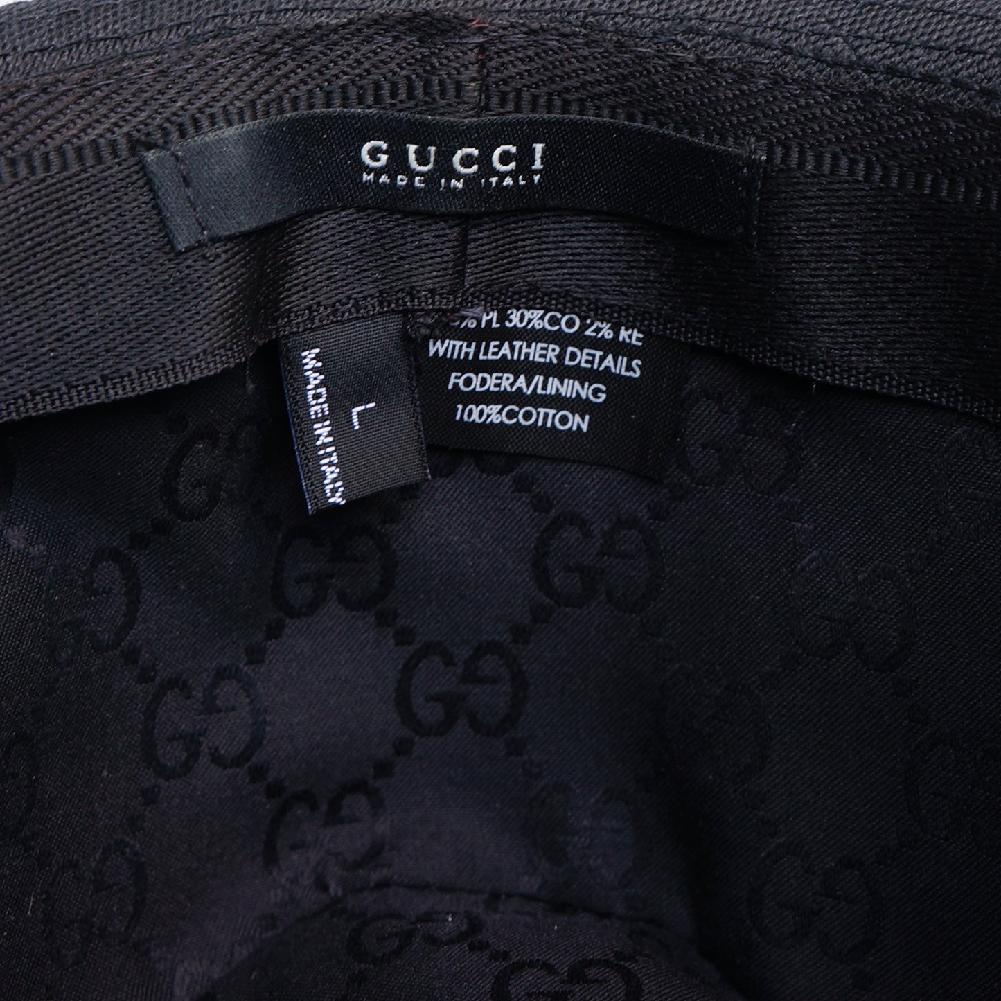 GUCCI WEB CANVAS FEDORA - leefluxury.com
