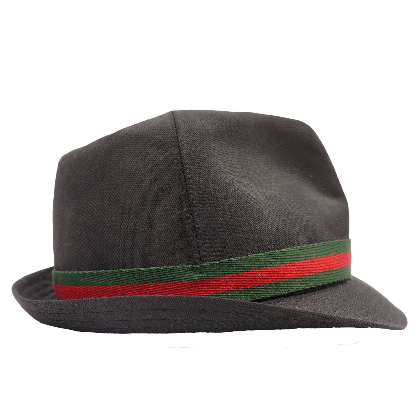 GUCCI WEB CANVAS FEDORA - leefluxury.com