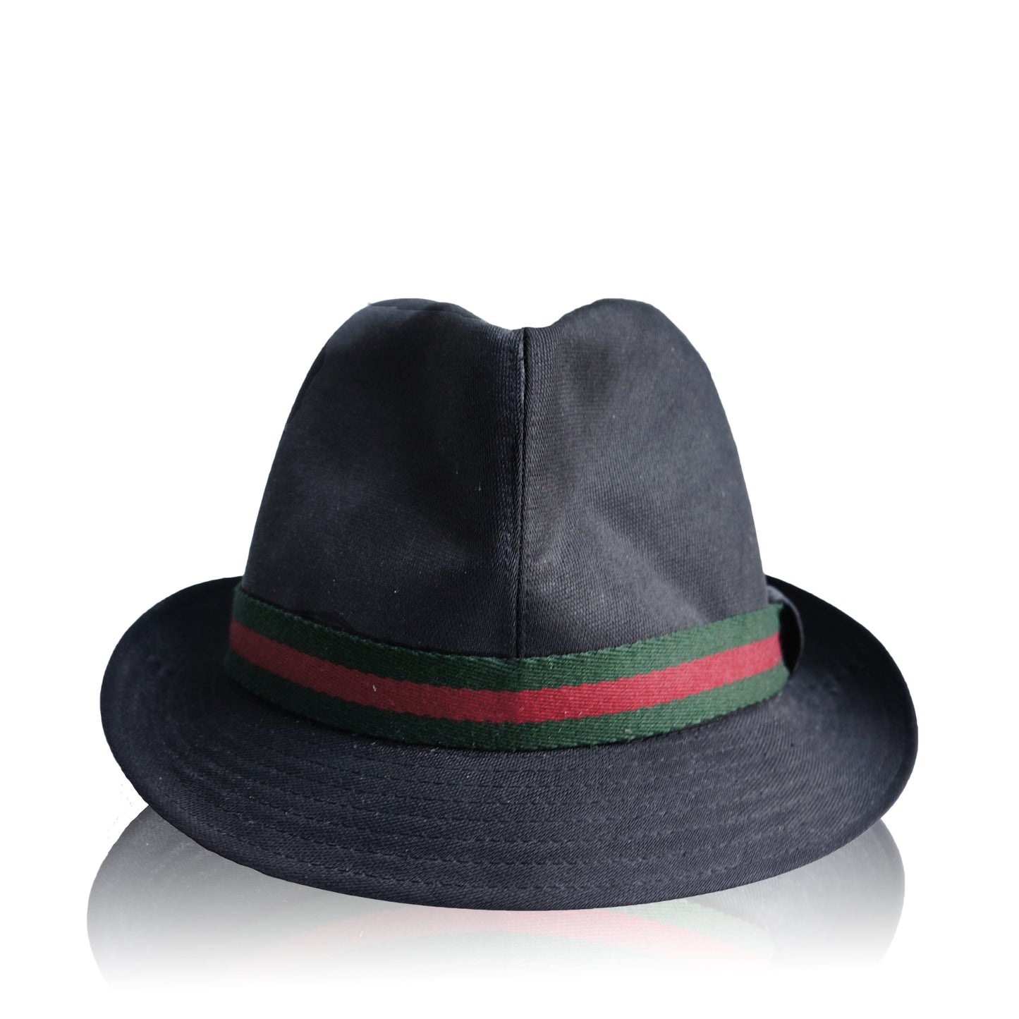 GUCCI WEB CANVAS FEDORA - leefluxury.com