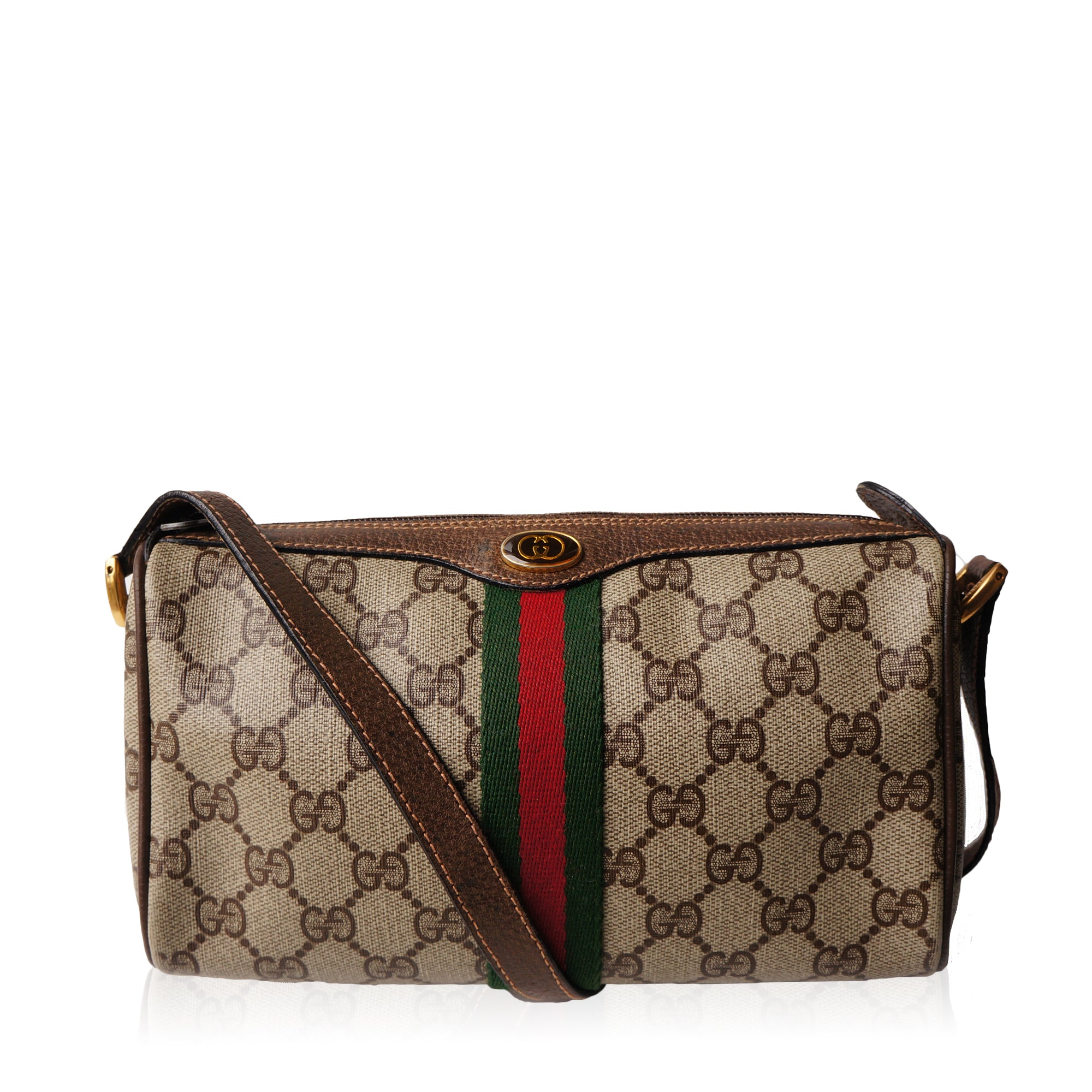 Gucci GG Supreme Web Crossbody bag (SHG-29969) – LuxeDH