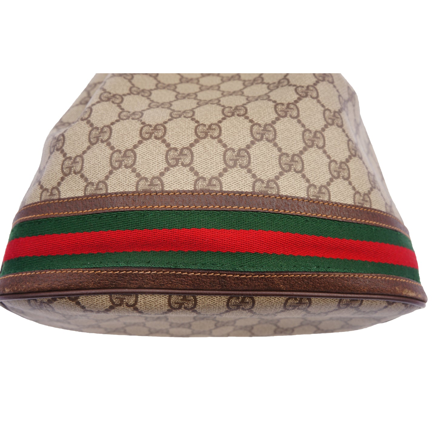 GUCCI WEB SUPREME BUCKET SHOULDER BAG - leefluxury.com