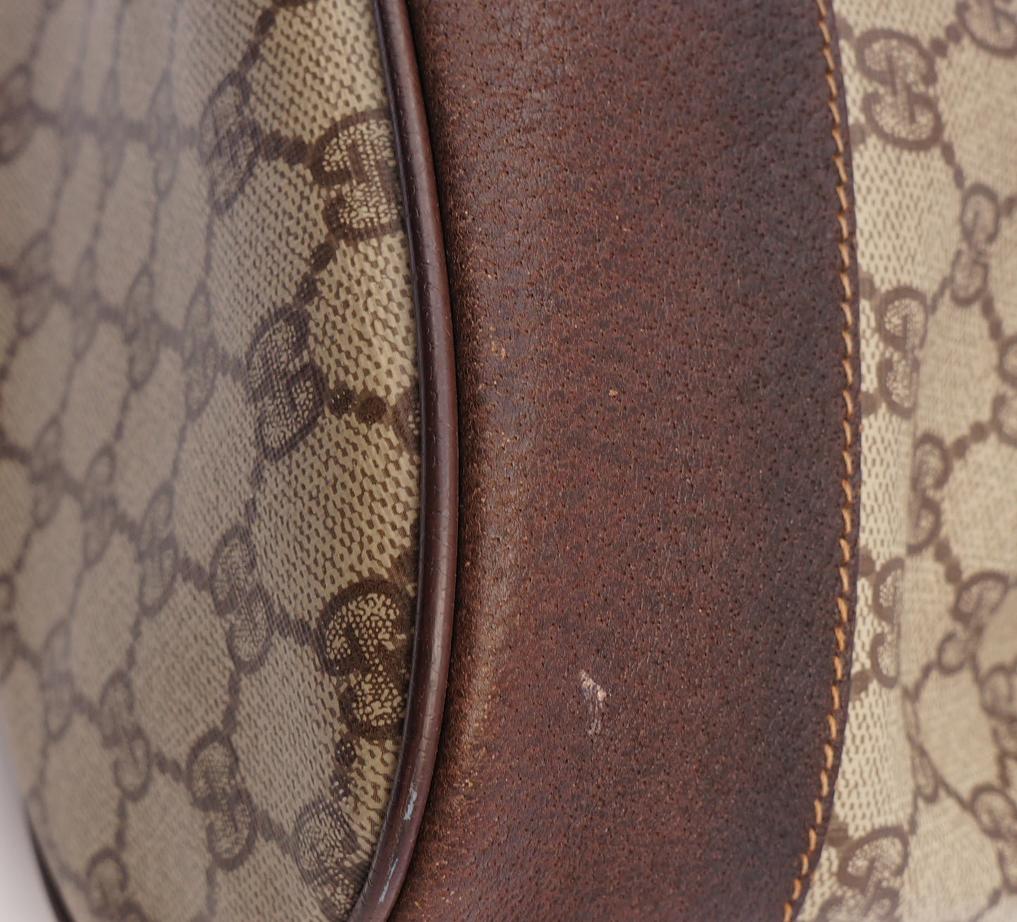 GUCCI WEB SUPREME BUCKET SHOULDER BAG - leefluxury.com