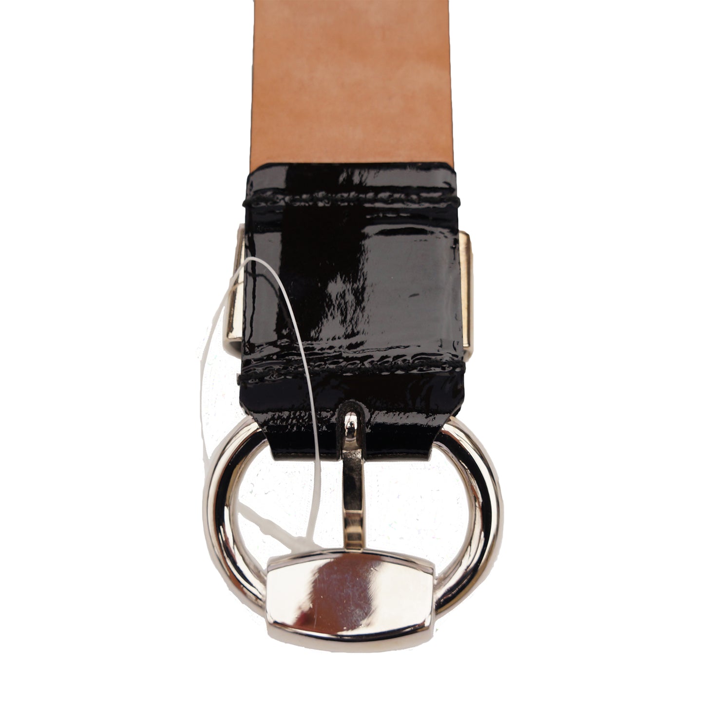 GUCCI PATENT LEATHER HORSE BIT BELT - leefluxury.com
