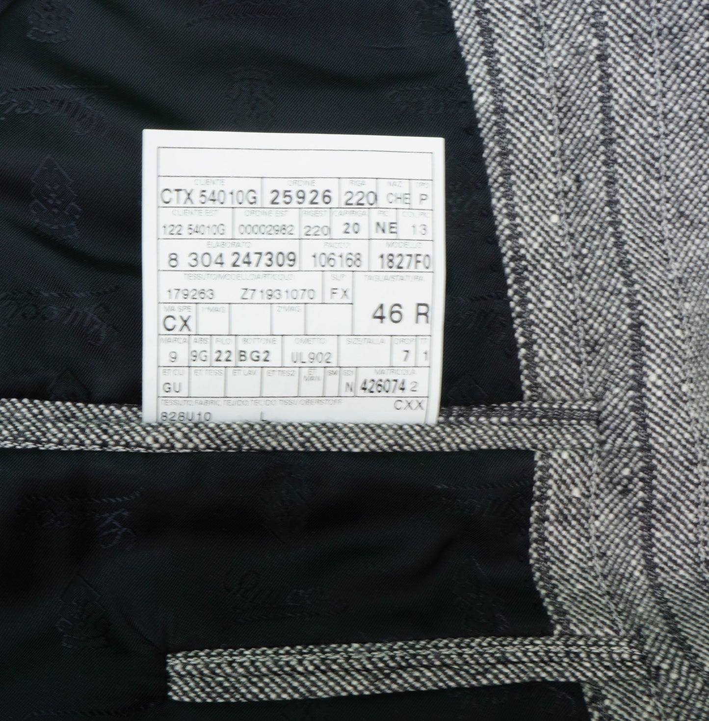 GUCCI GRAY PINSTRIPE TWEED WOOL BLAZER - leefluxury.com