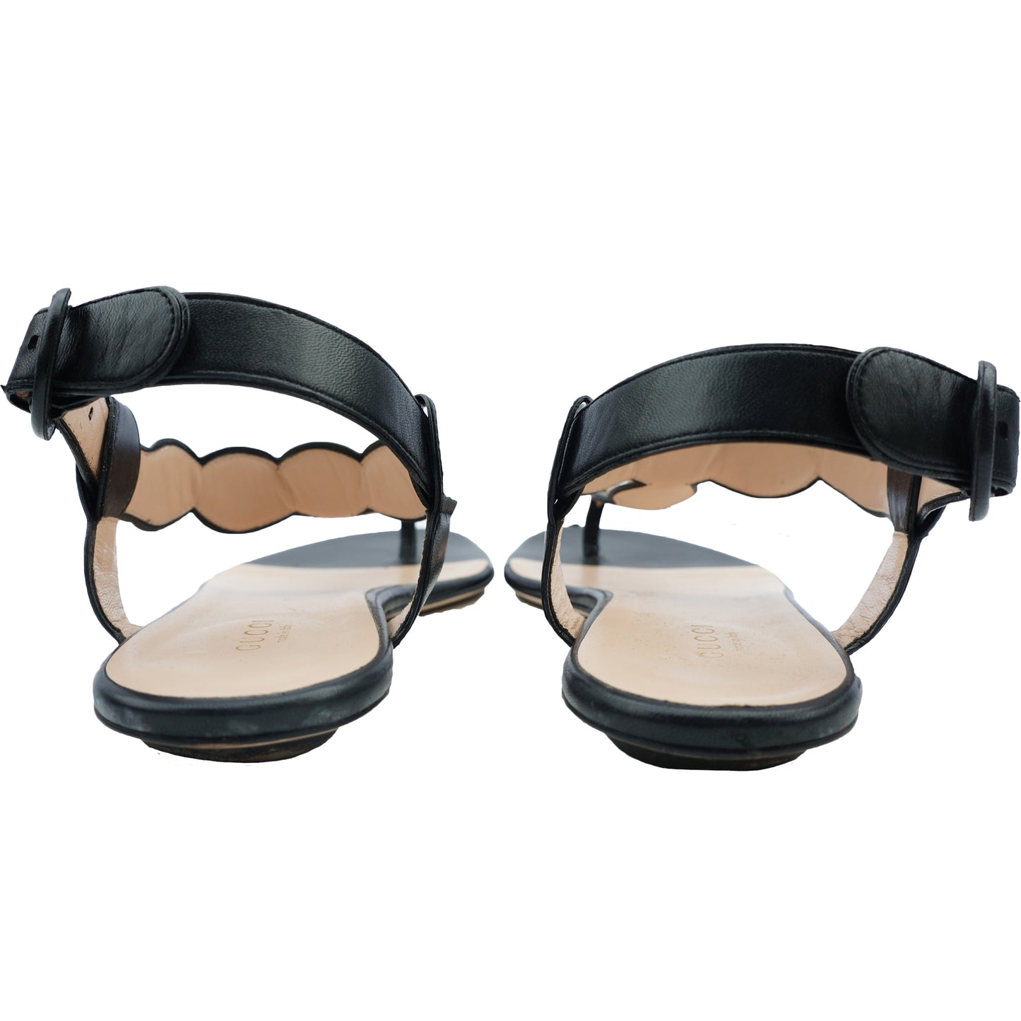 GUCCI 2016 WILLOW PEARL THONG SANDALS - leefluxury.com