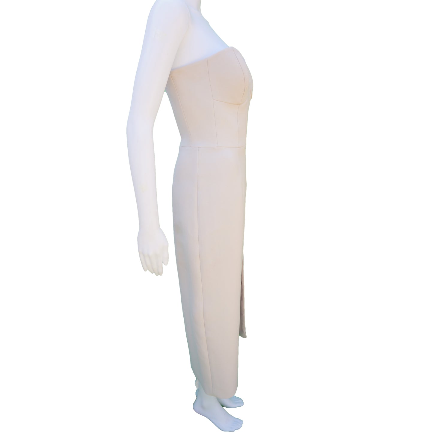 HAKAAN YILDIRIM STRAPLESS BUSTIER TOP COCKTAIL DRESS - leefluxury.com