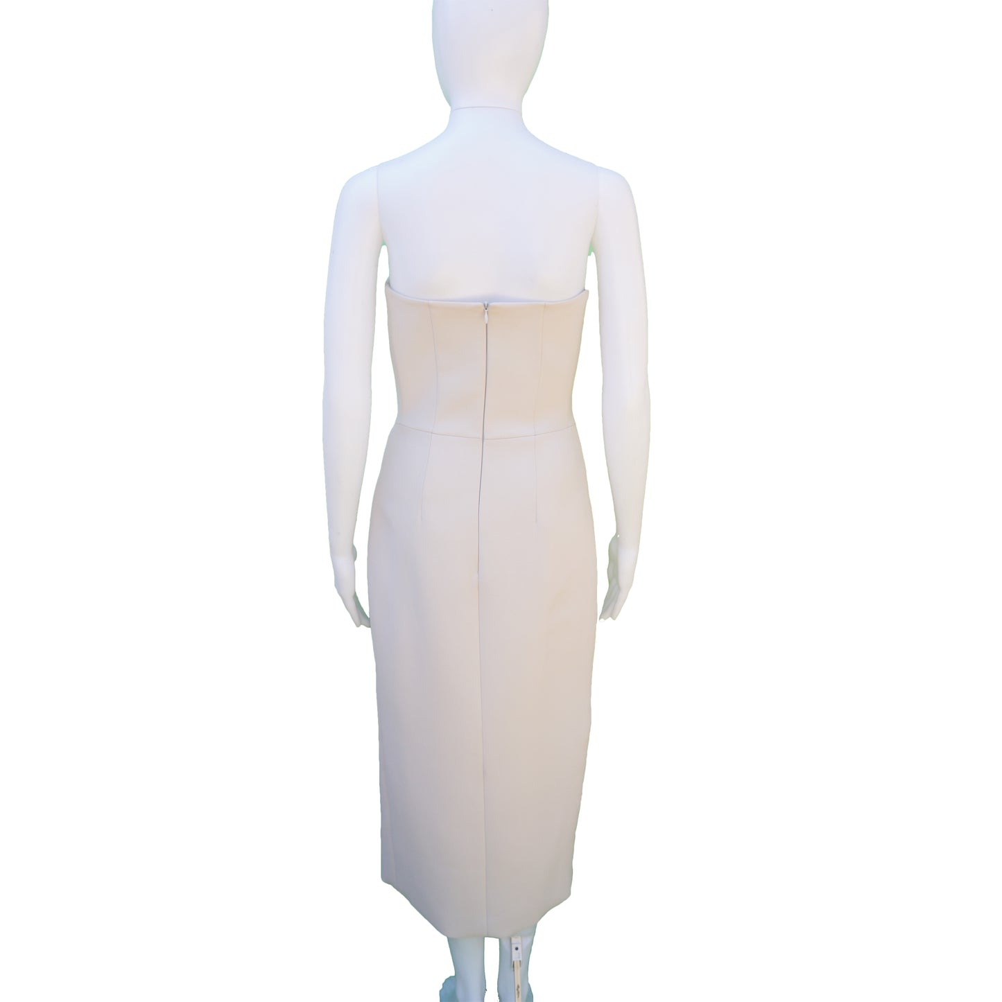 HAKAAN YILDIRIM STRAPLESS BUSTIER TOP COCKTAIL DRESS - leefluxury.com