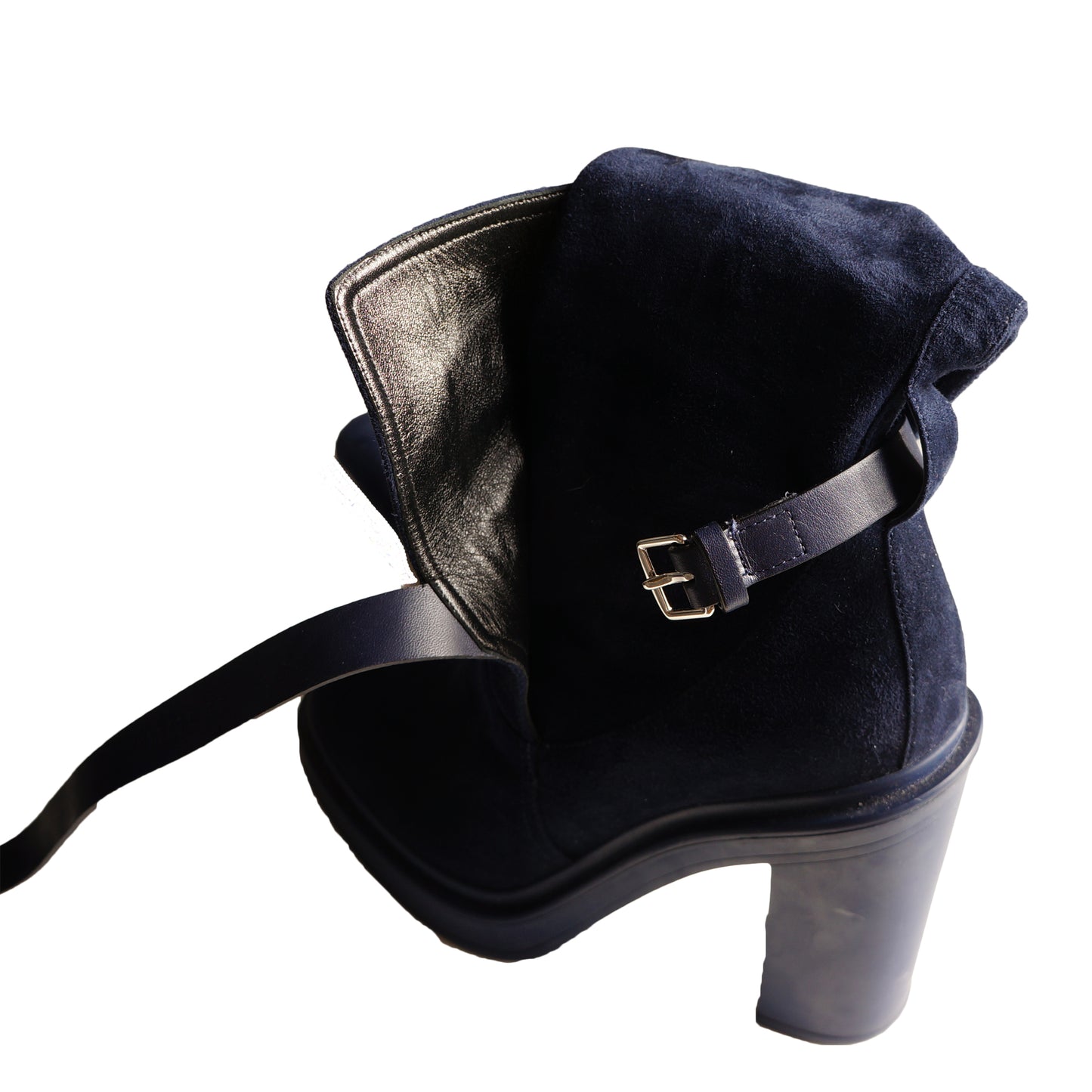 HERMES SELENA BLUE SUEDE OVER THE KNEE FALL WINTER 2018/2019 BOOT - leefluxury.com