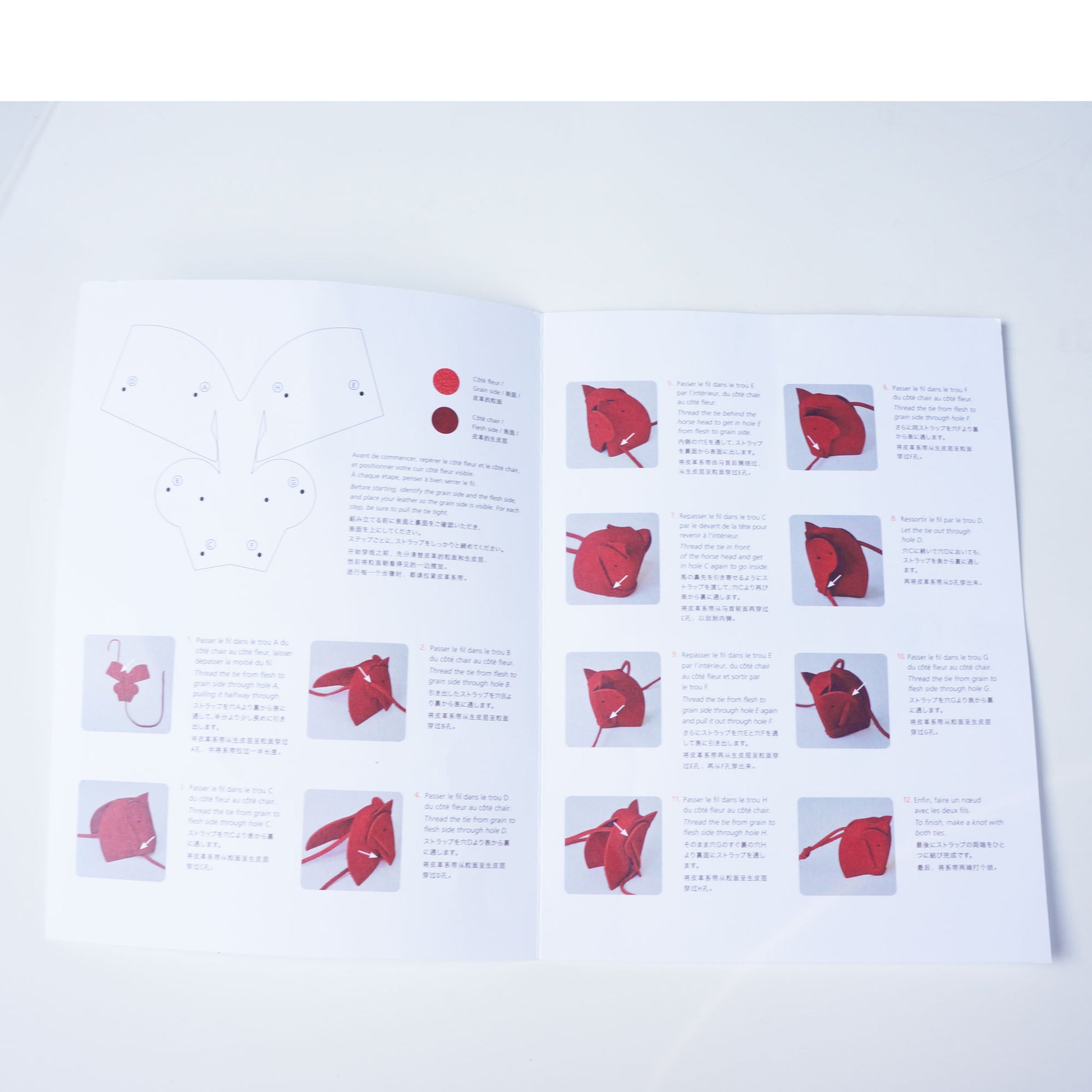 HERMÈS TÊTE DE CHEVAL HANDBAG BAG CHARM - leefluxury.com