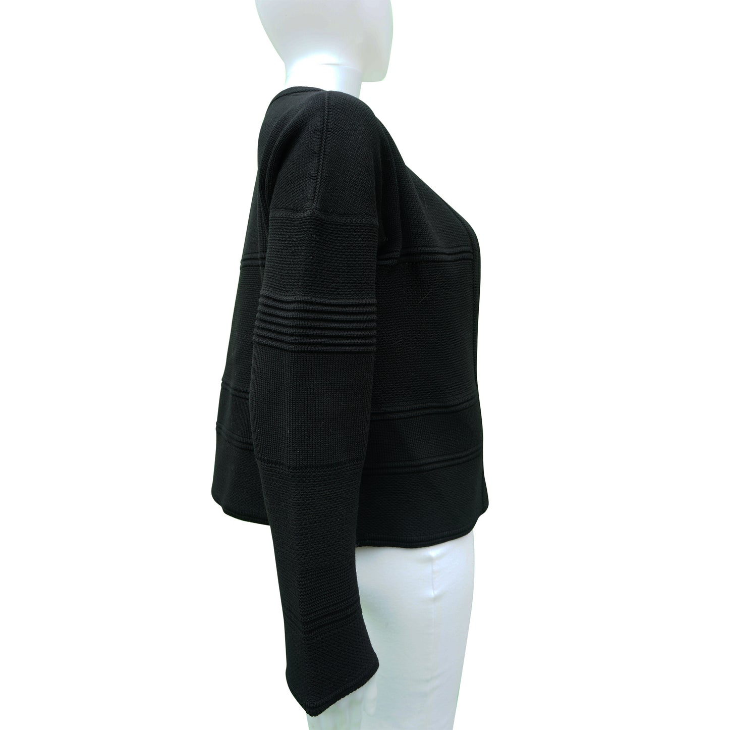 HERMÈS LONG SLEEVE CASHMERE CARDIGAN - leefluxury.com