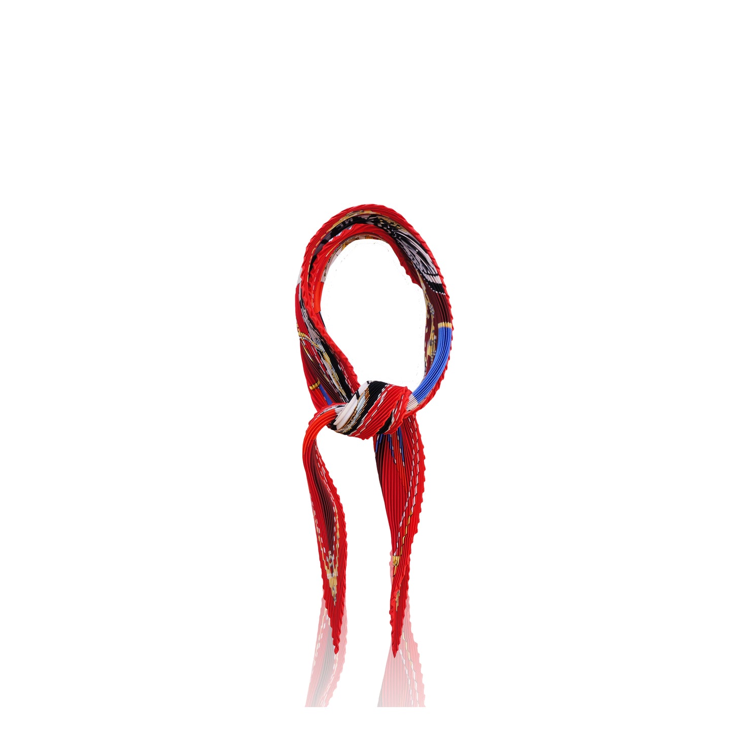 HERMÈS L'OMBRELLE MAGIQUE SILK PLISSÉ SCARF - leefluxury.com