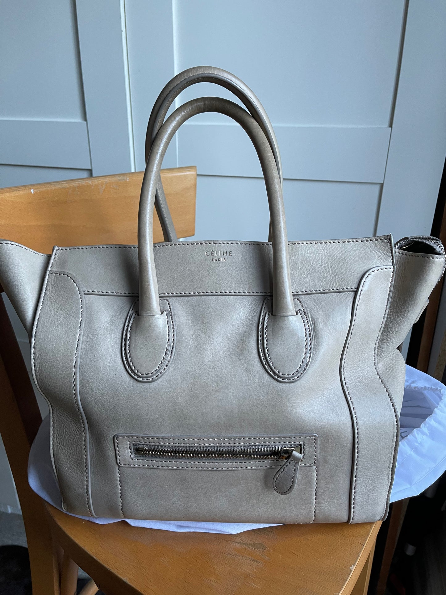 CÉLINE PHOEBE PHILO LARGE LUGGAGE TOTE