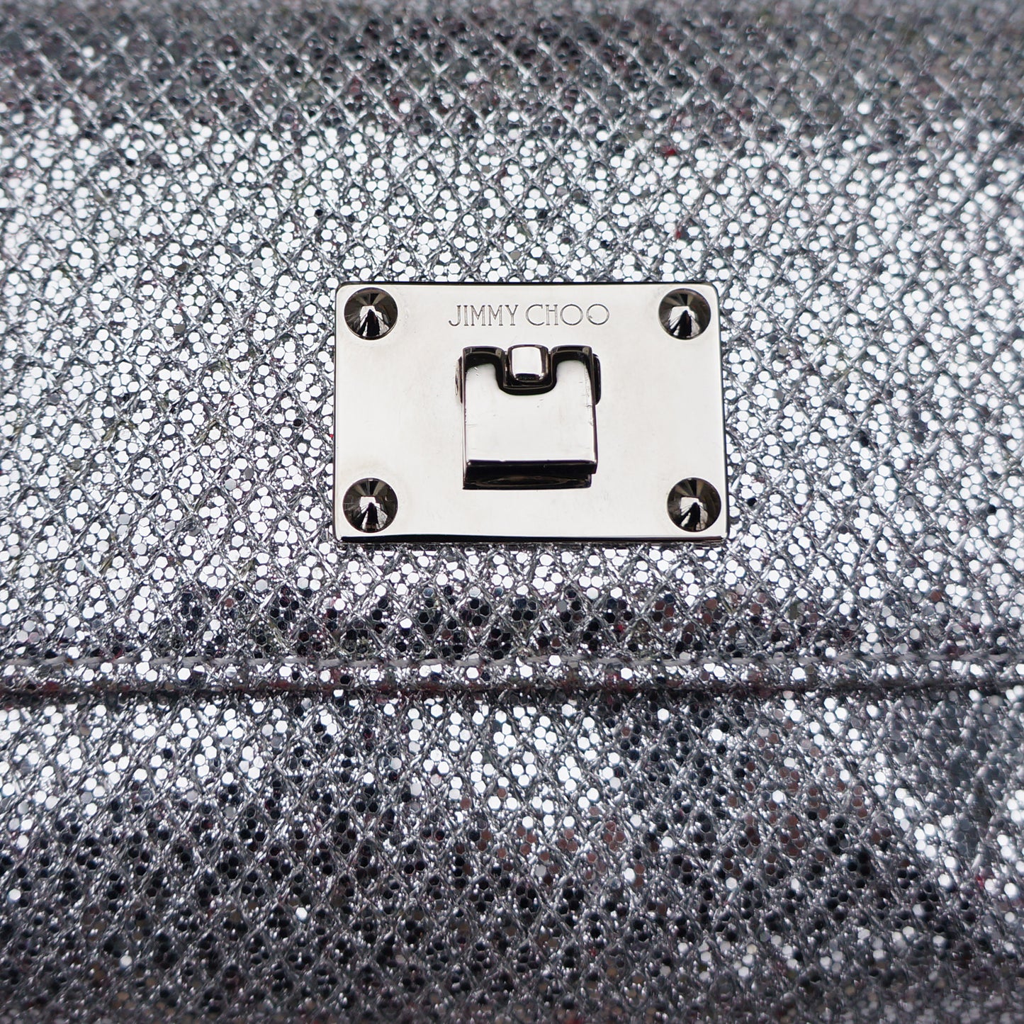 JIMMY CHOO RUBY GLITTER SHOULDER BAG - leefluxury.com