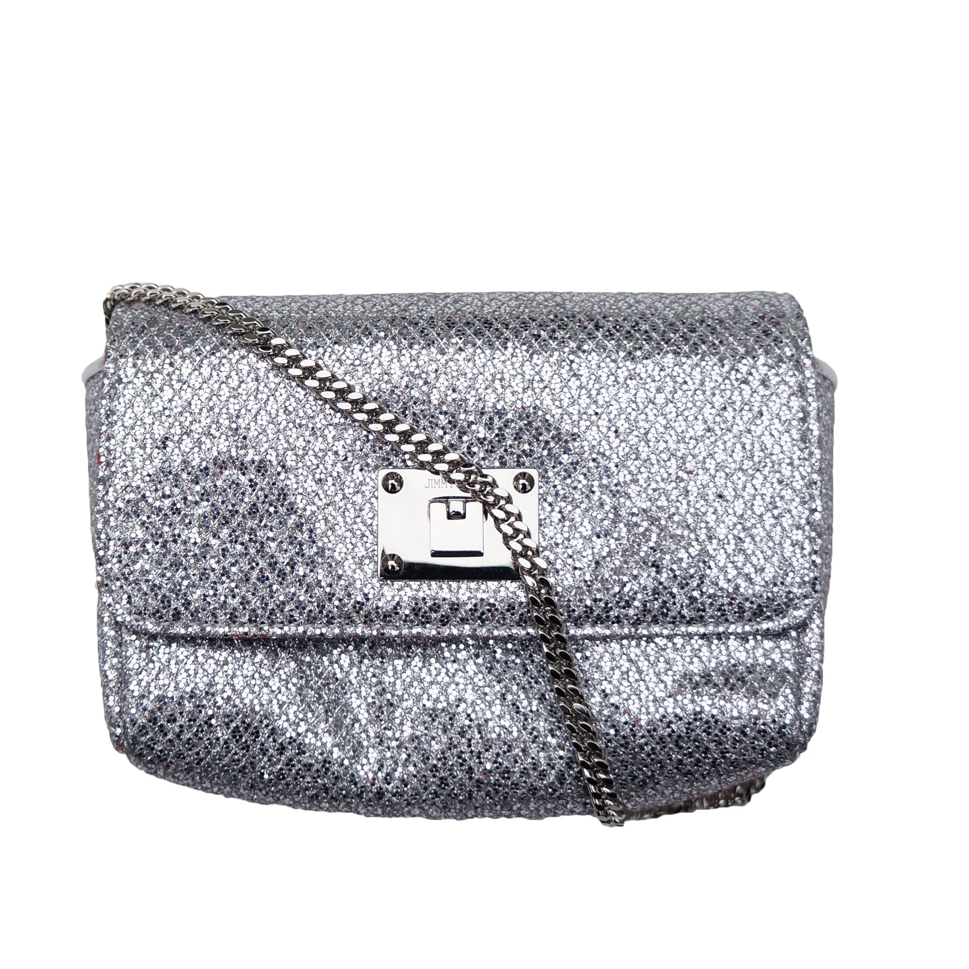 JIMMY CHOO RUBY GLITTER SHOULDER BAG - leefluxury.com