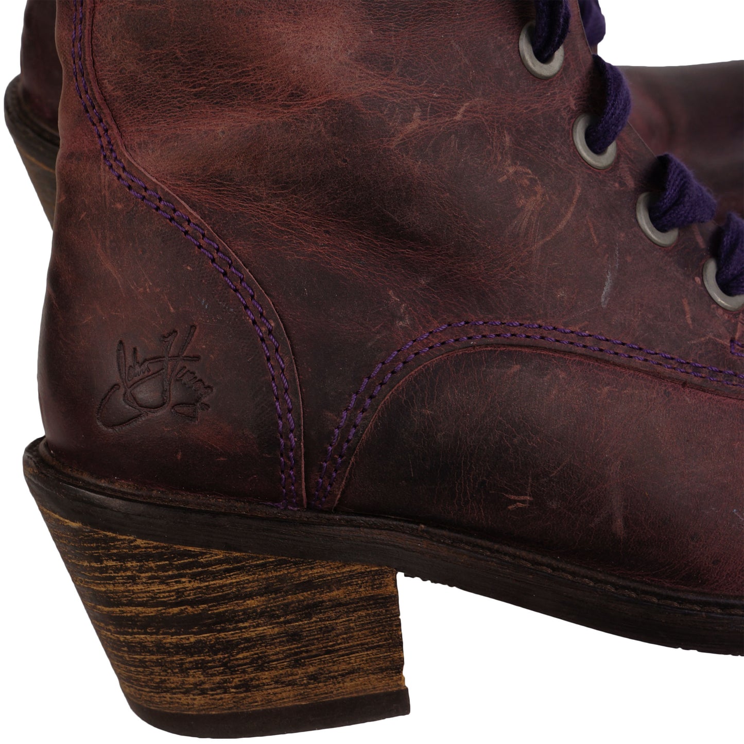 JOHN FLUEVOG ADRIANA LACE UP LEATHER ANKLE BOOT - leefluxury.com