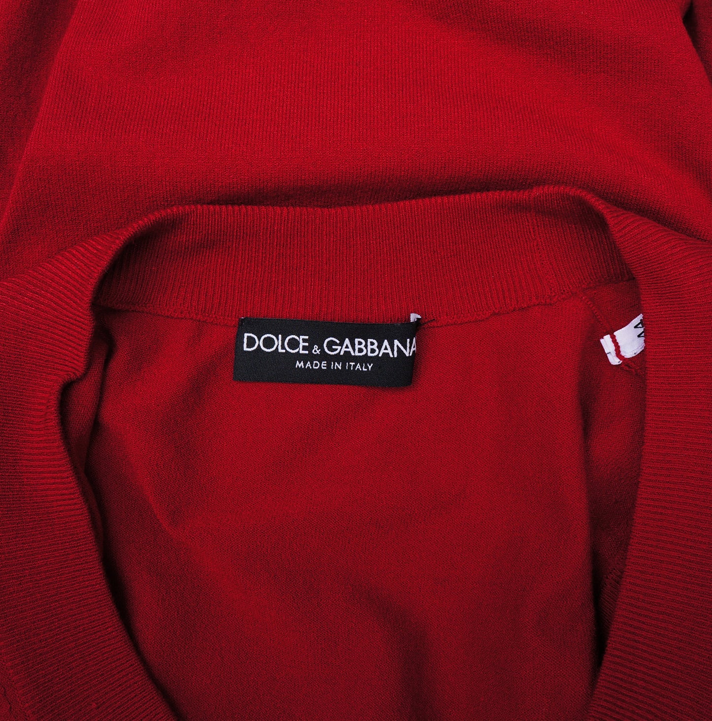 DOLCE & GABBANA RED CARDIGAN SET - leefluxury.com