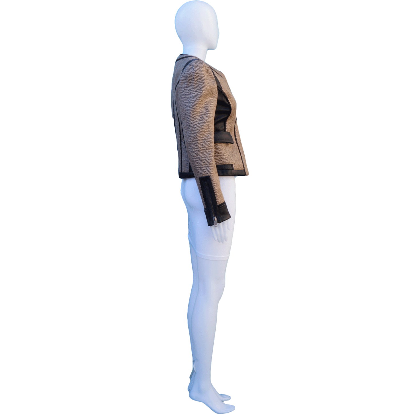 SUPERTRASH JAFFY VEGAN LEATHER JACKET - leefluxury.com