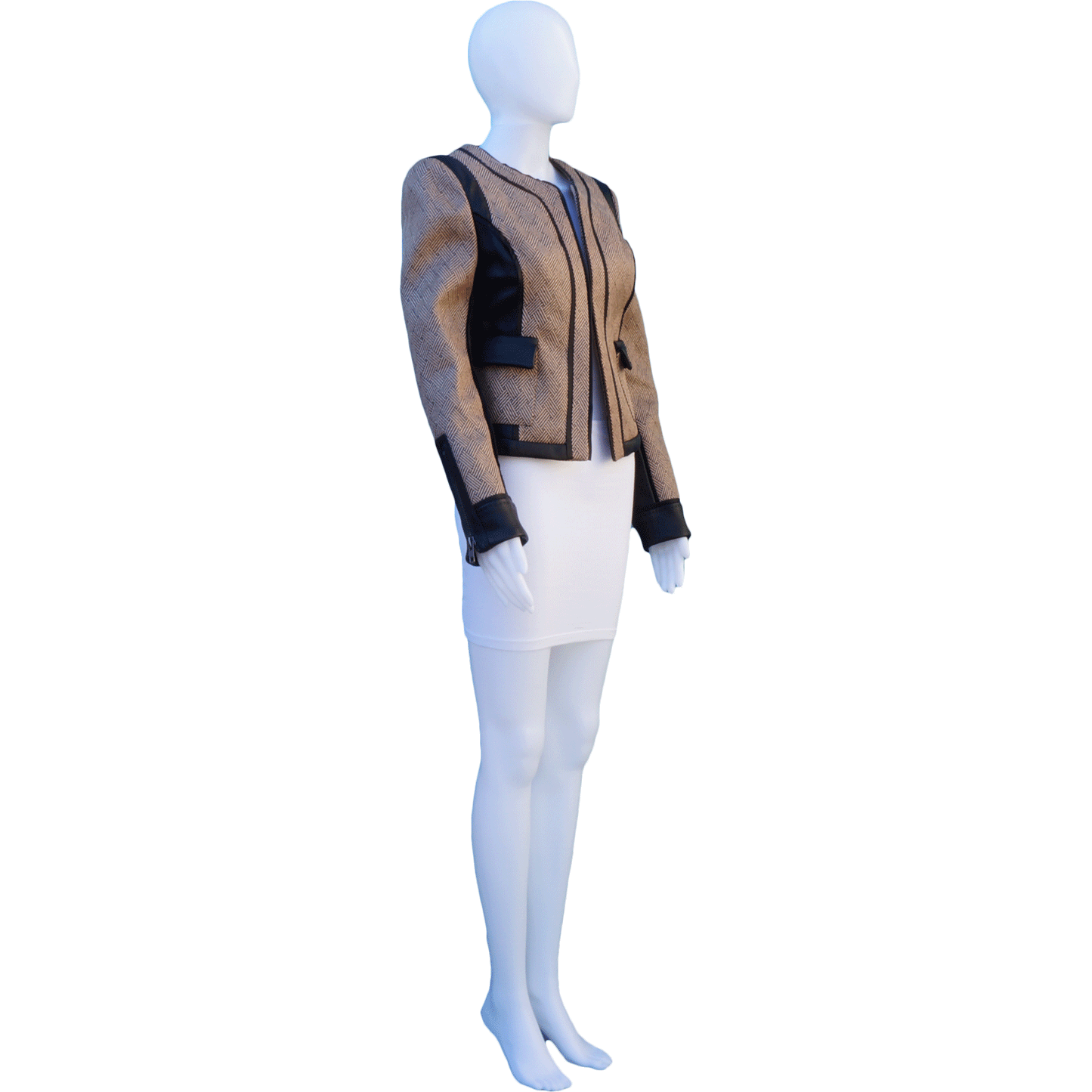 SUPERTRASH JAFFY VEGAN LEATHER JACKET - leefluxury.com