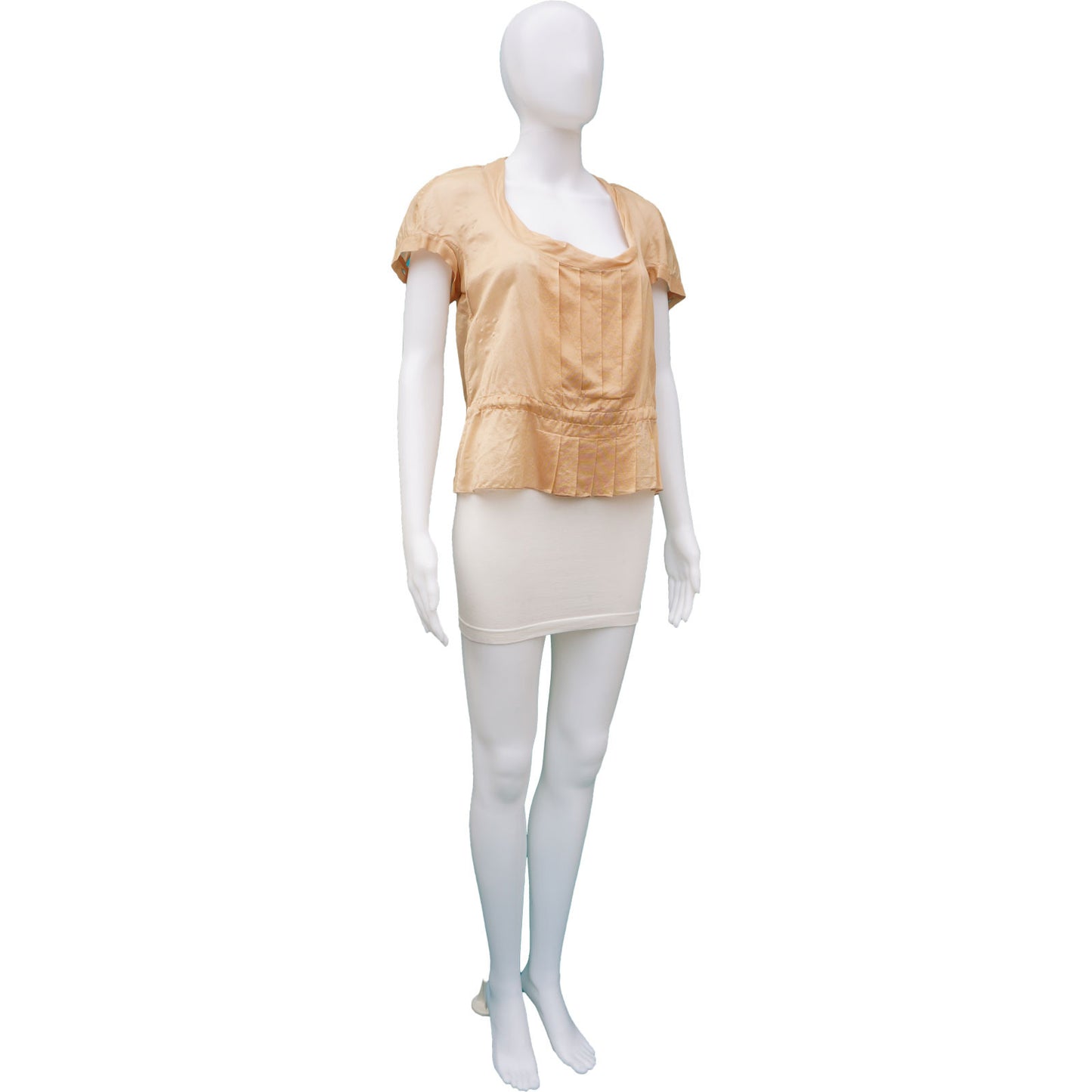 PRADA CREW NECK SHORT SLEEVE TOP - leefluxury.com
