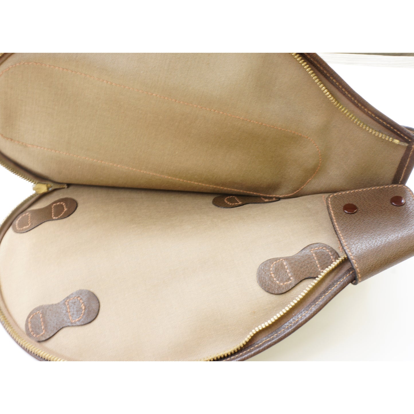 GUCCI GG SUPREME PLUS RACQUET TENNIS SQUASH COVER - leefluxury.com