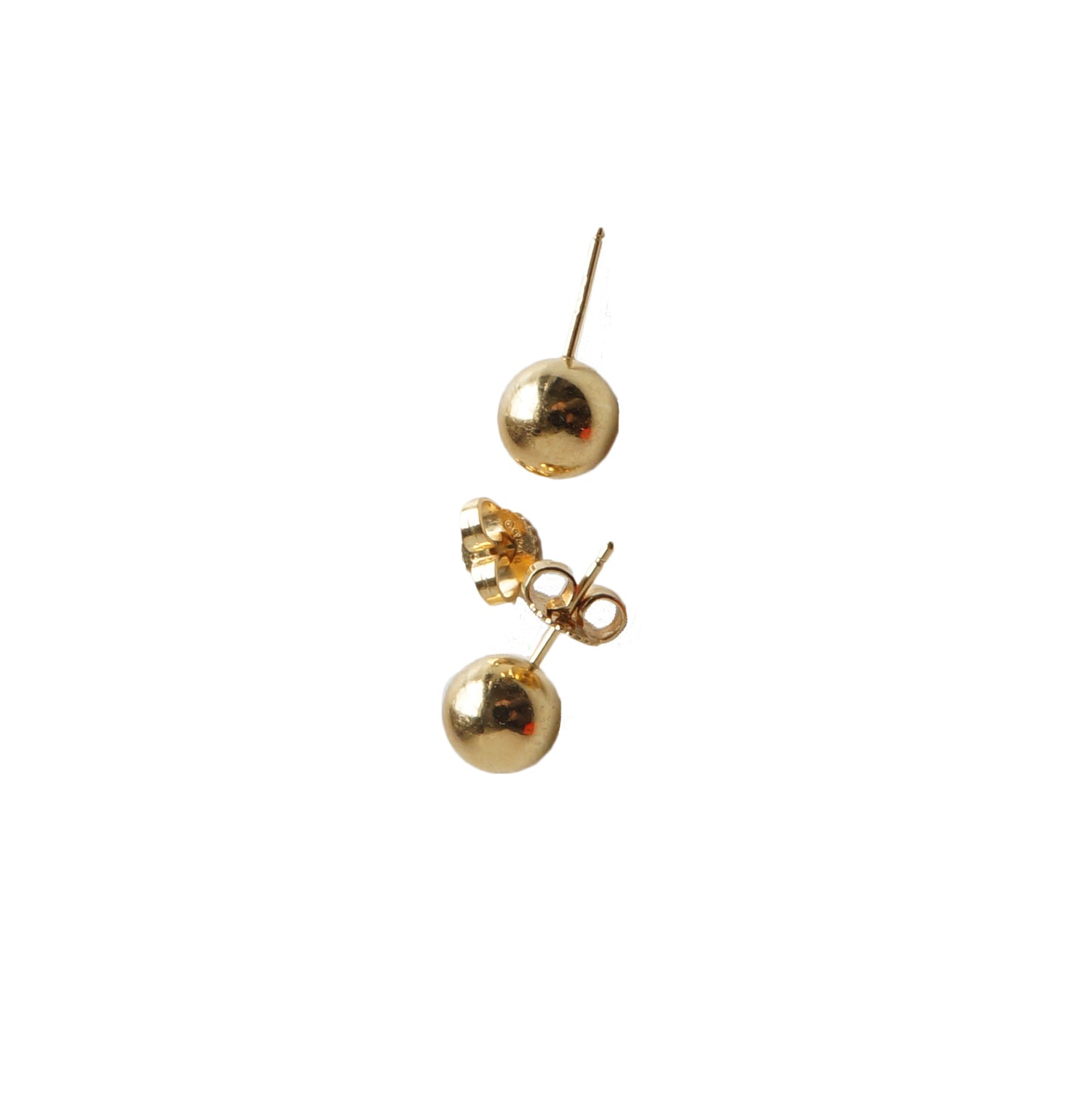 TIFFANY HARDWEAR 18K GOLD BALL EARRINGS - leefluxury.com