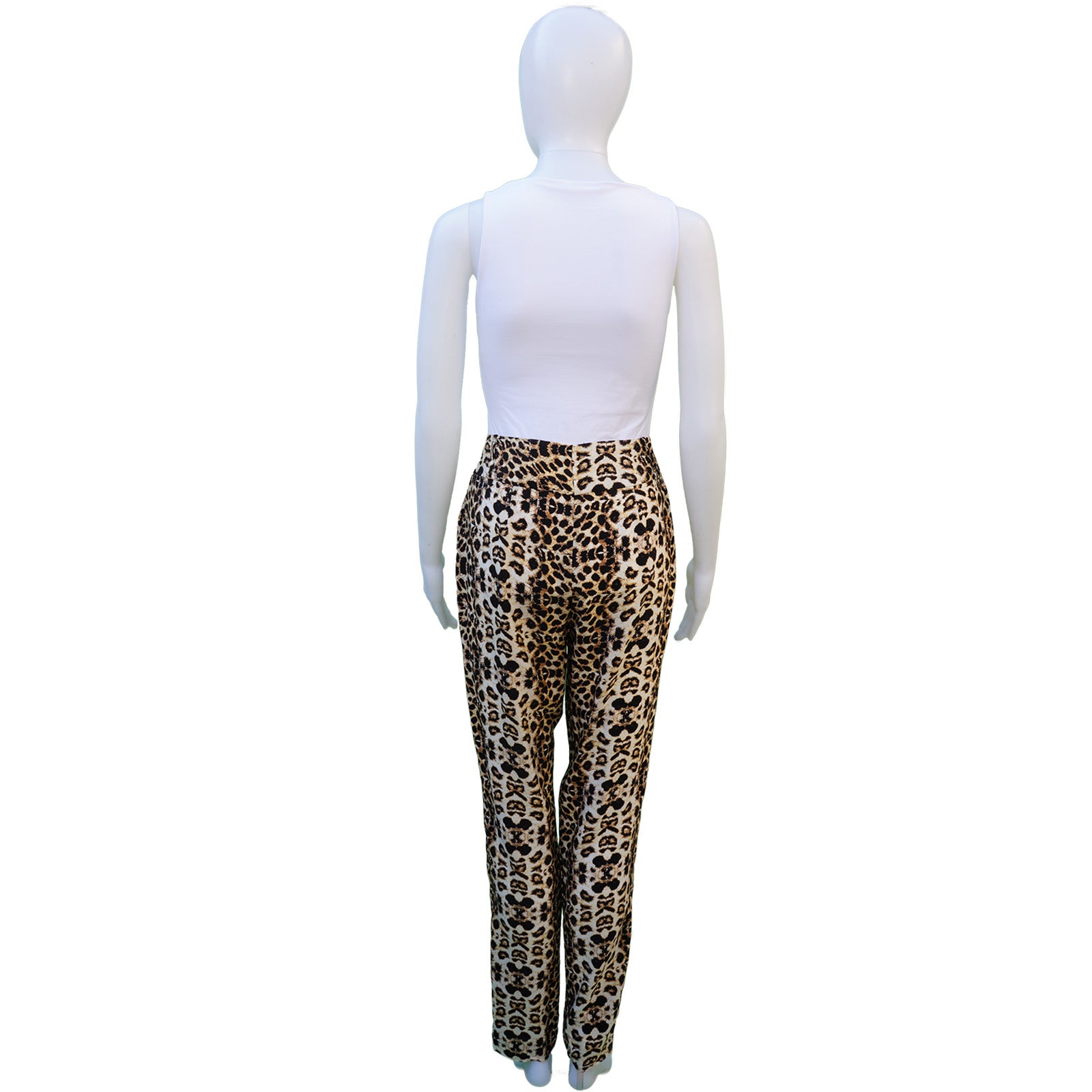A.L.C. SILK LEOPARD PRINT PANTS - leefluxury.com