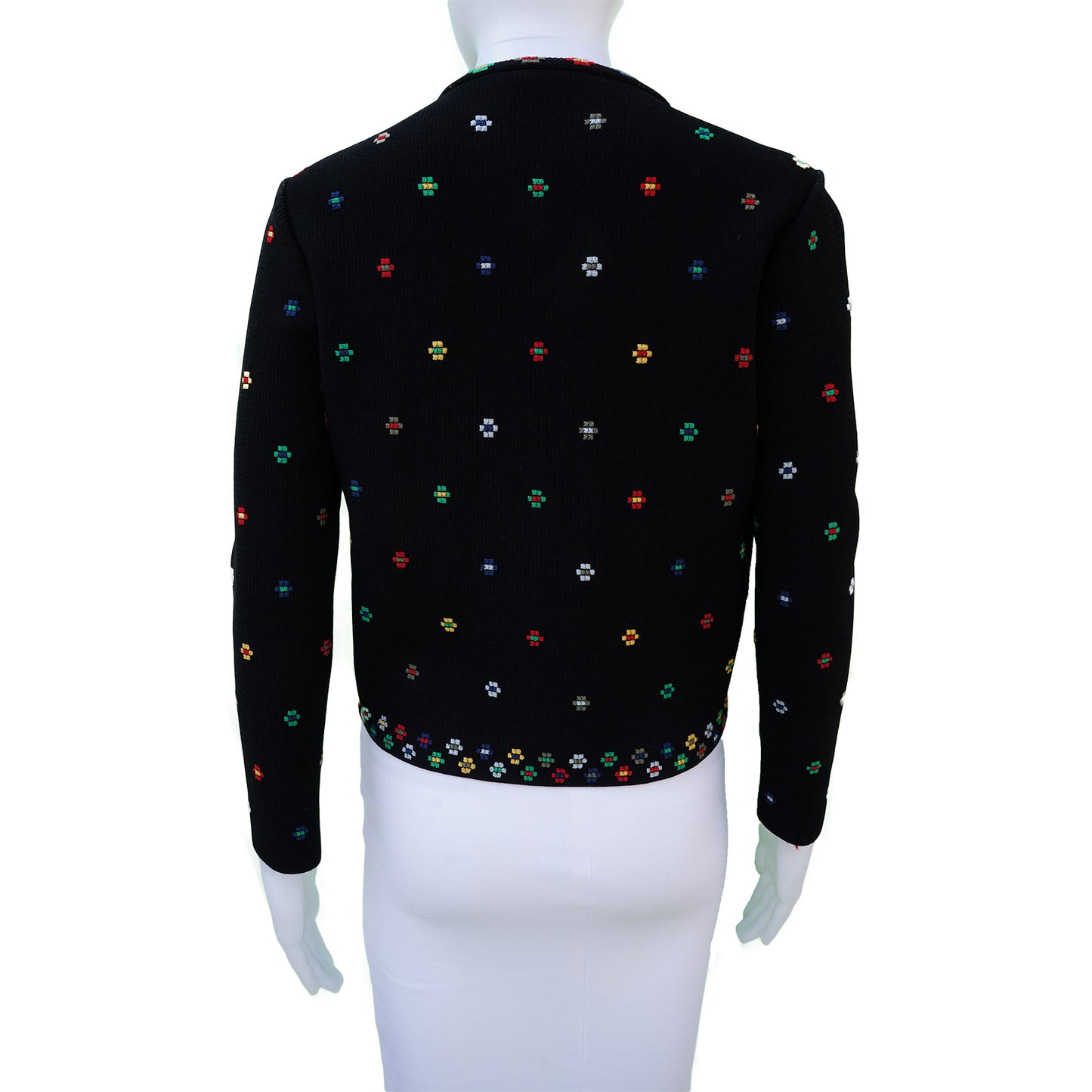 ALEXANDER MCQUEEN DIGITAL FLORAL PRINT BUTTON-UP CARDIGAN - leefluxury.com
