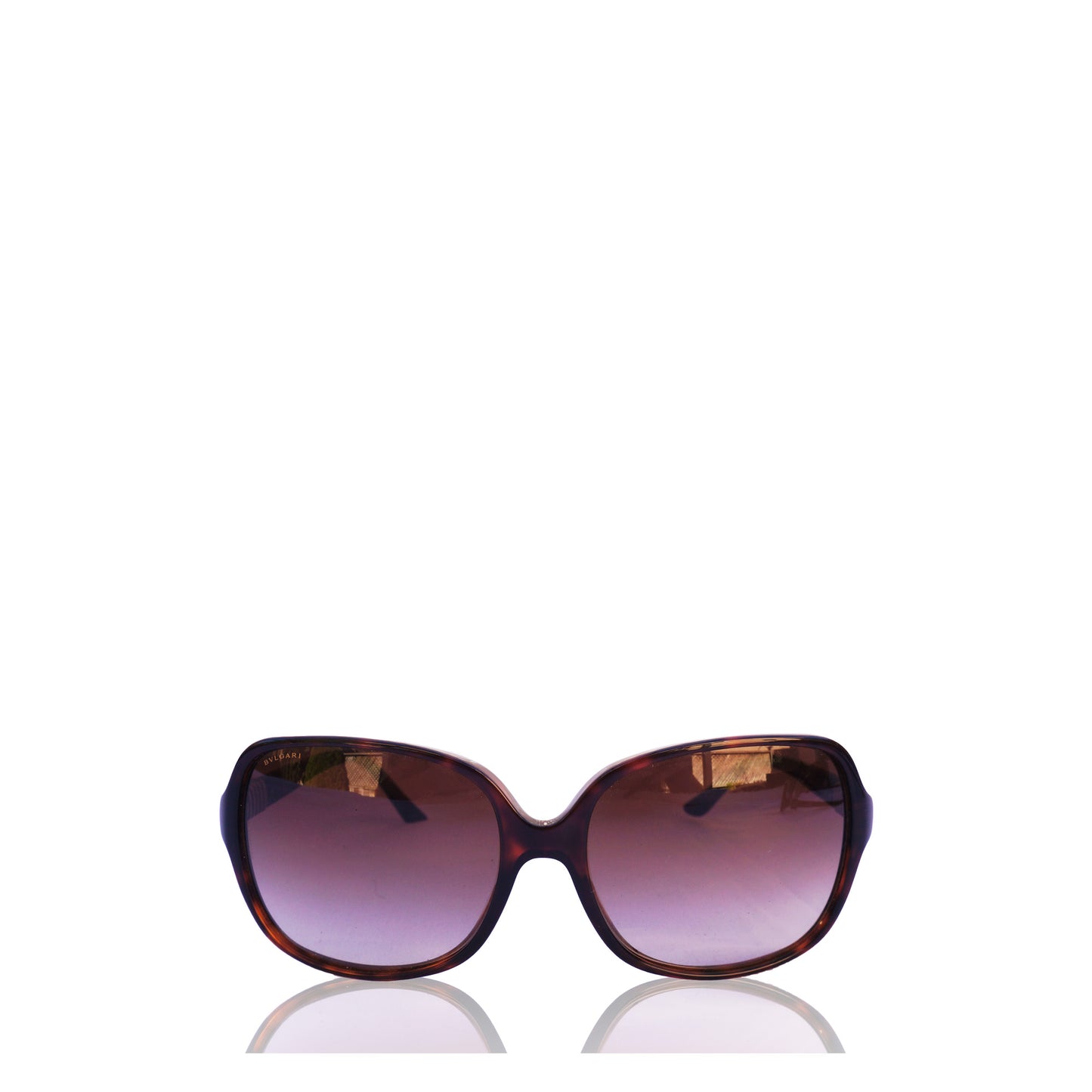 BVLGARI TORTOISESHELL OVERSIZED SUNGLASSES - leefluxury.com