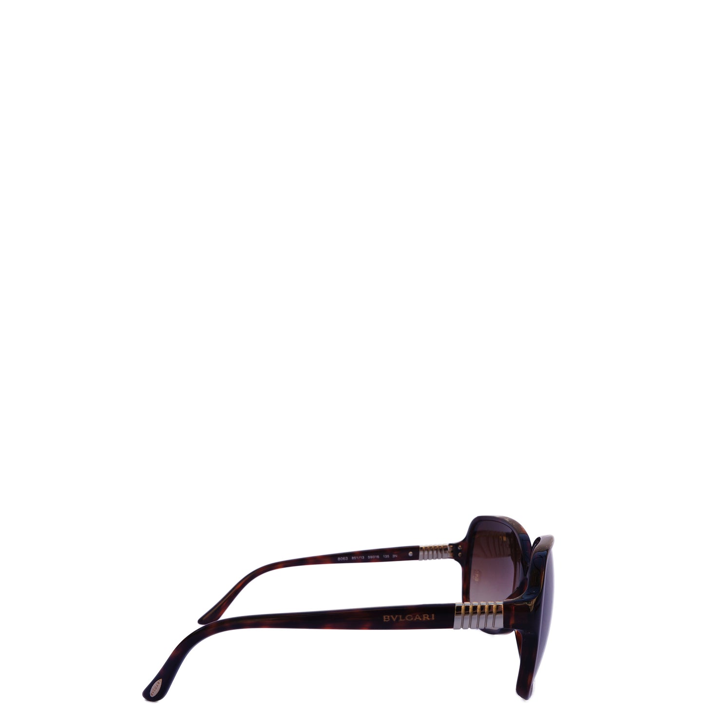 BVLGARI TORTOISESHELL OVERSIZED SUNGLASSES - leefluxury.com