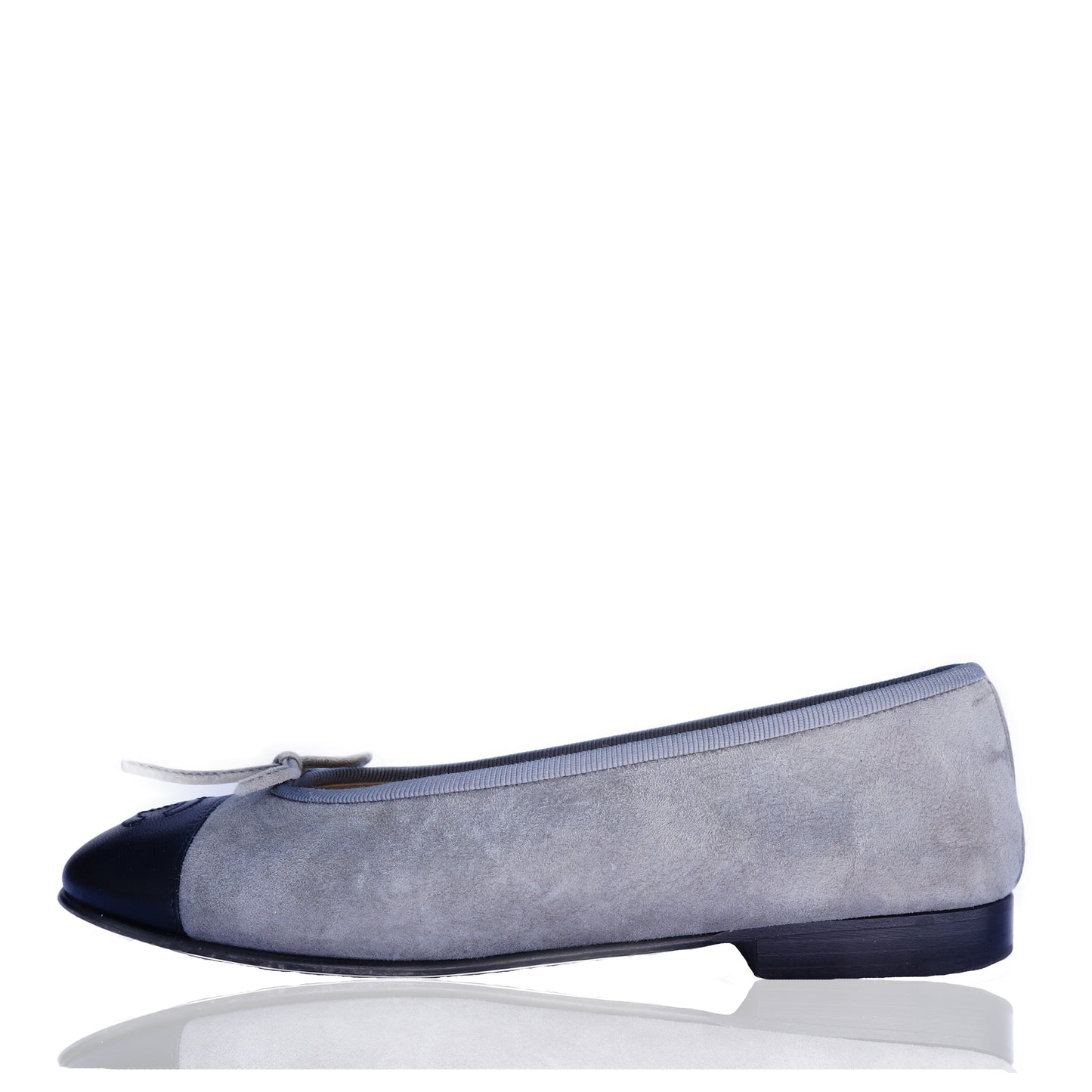 CHANEL 2014 SUMMER BALLERINA CAP-TOE FLATS - leefluxury.com