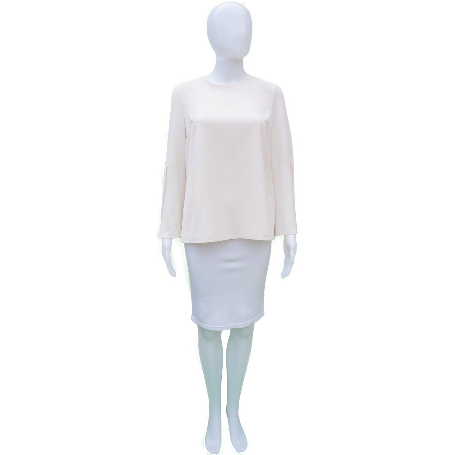 CUSHNIE ET OCHS BOXY LONG SLEEVE TOP - leefluxury.com