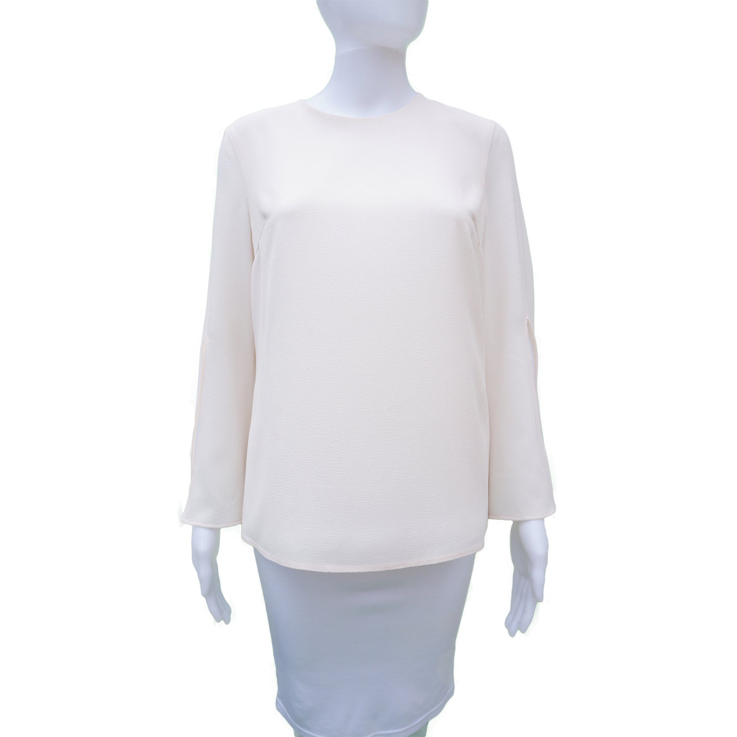 CUSHNIE ET OCHS BOXY LONG SLEEVE TOP - leefluxury.com