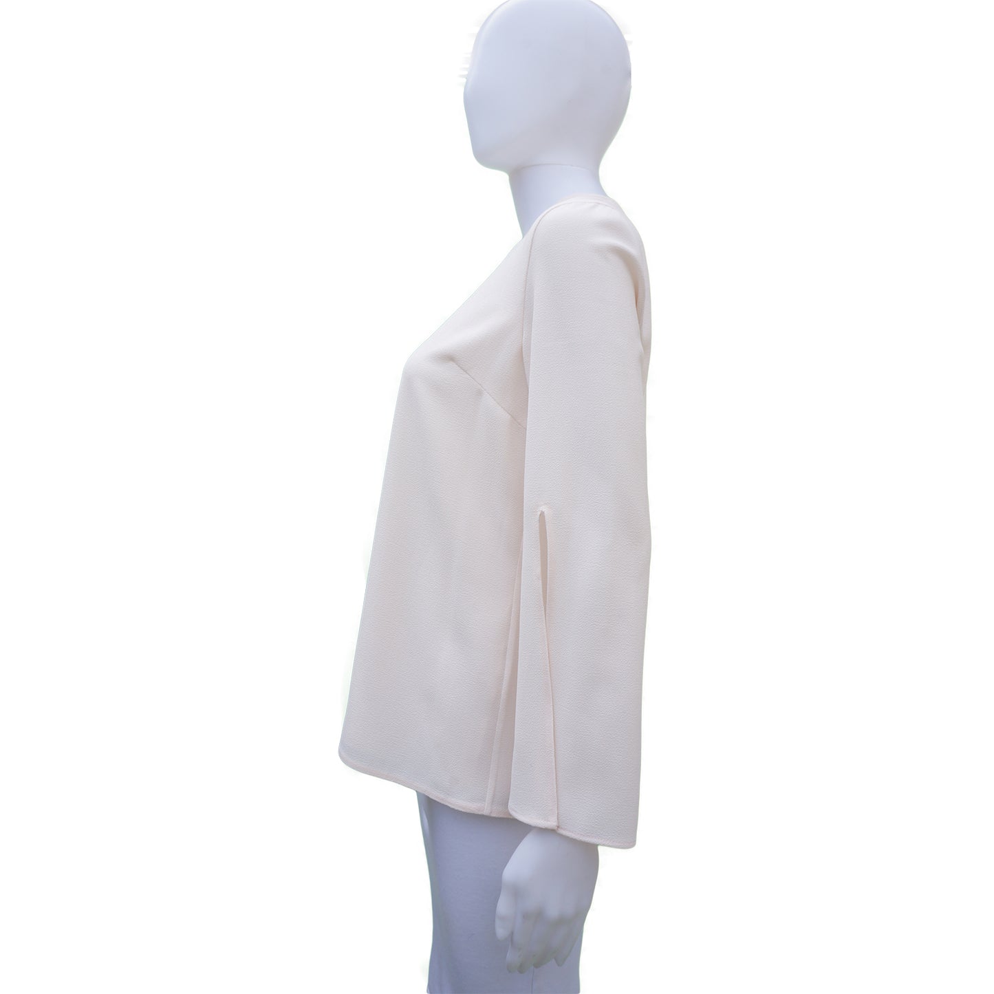 CUSHNIE ET OCHS BOXY LONG SLEEVE TOP - leefluxury.com