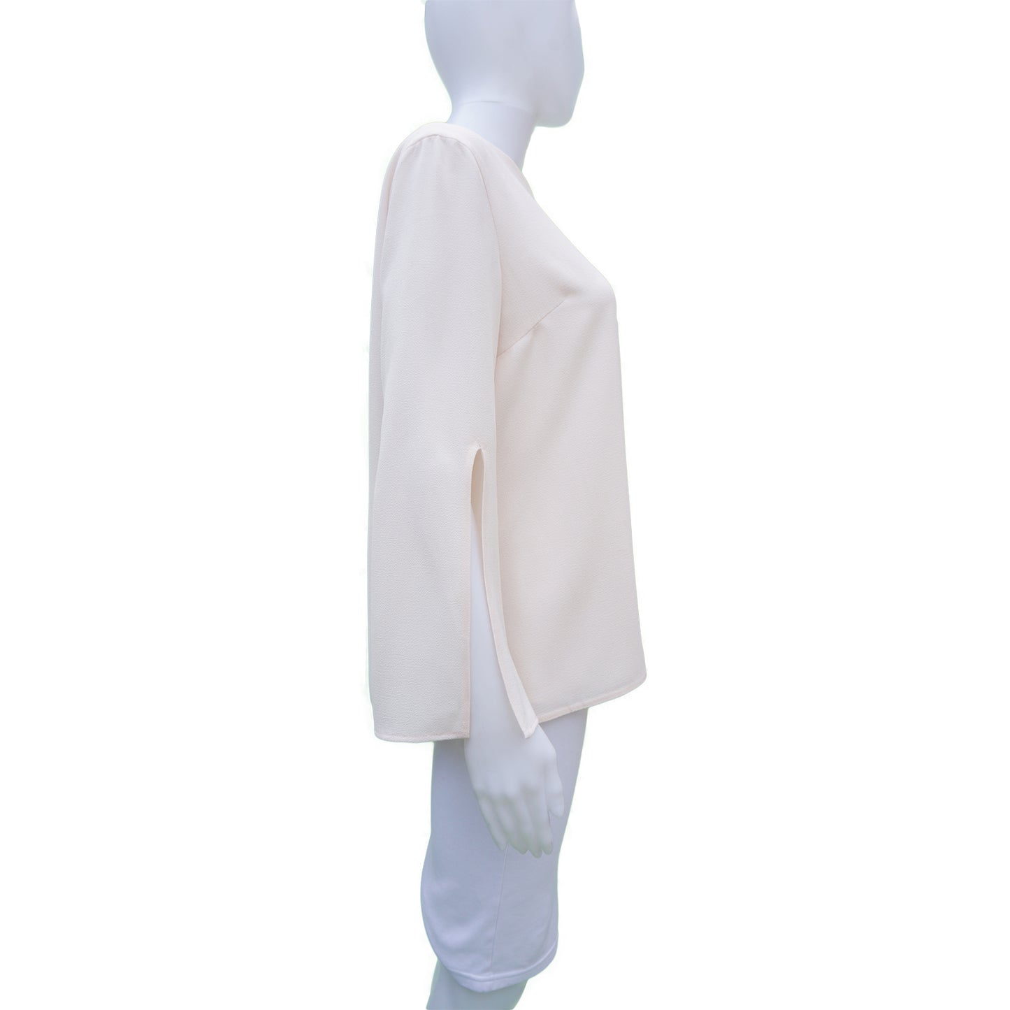 CUSHNIE ET OCHS BOXY LONG SLEEVE TOP - leefluxury.com