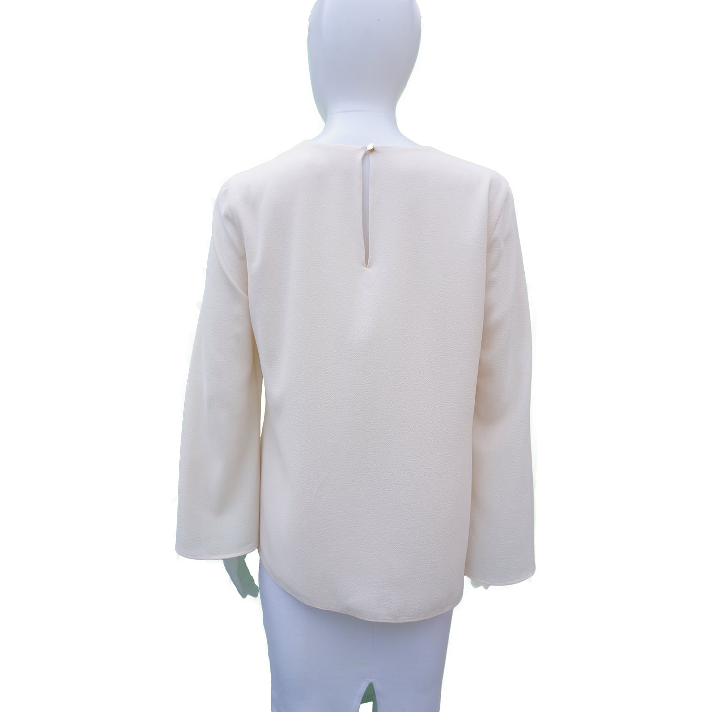 CUSHNIE ET OCHS BOXY LONG SLEEVE TOP - leefluxury.com