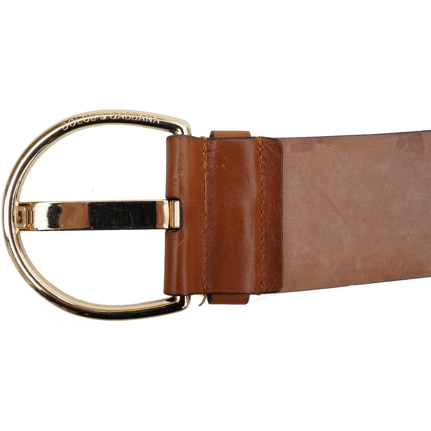 DOLCE & GABBANA LEATHER WIDE BELT - leefluxury.com