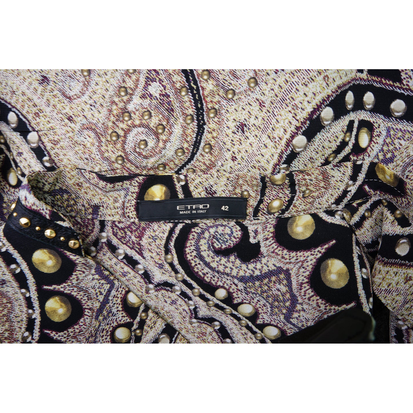 ETRO SILK AND LACE CROPPED SLEEVE TOP - leefluxury.com