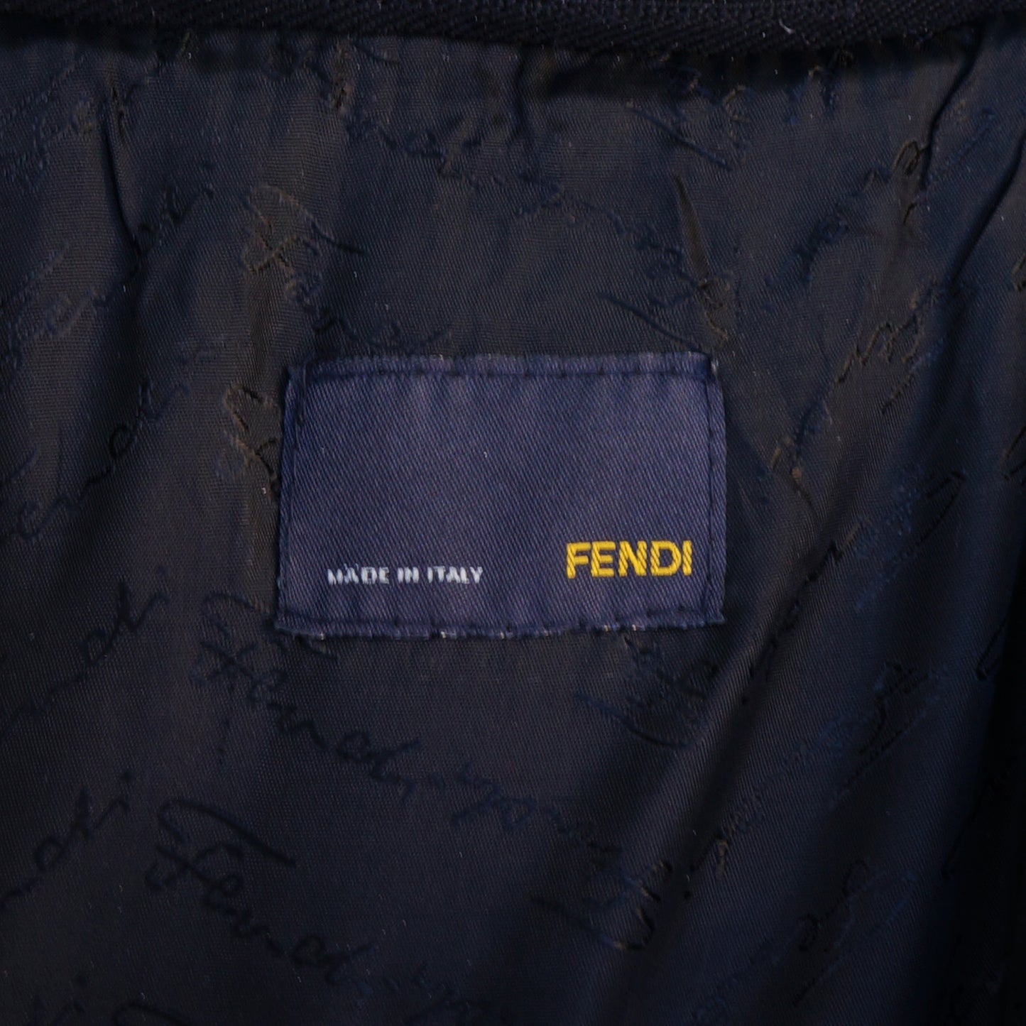 FENDI BLACK METALLIC PUFFER COAT - leefluxury.com