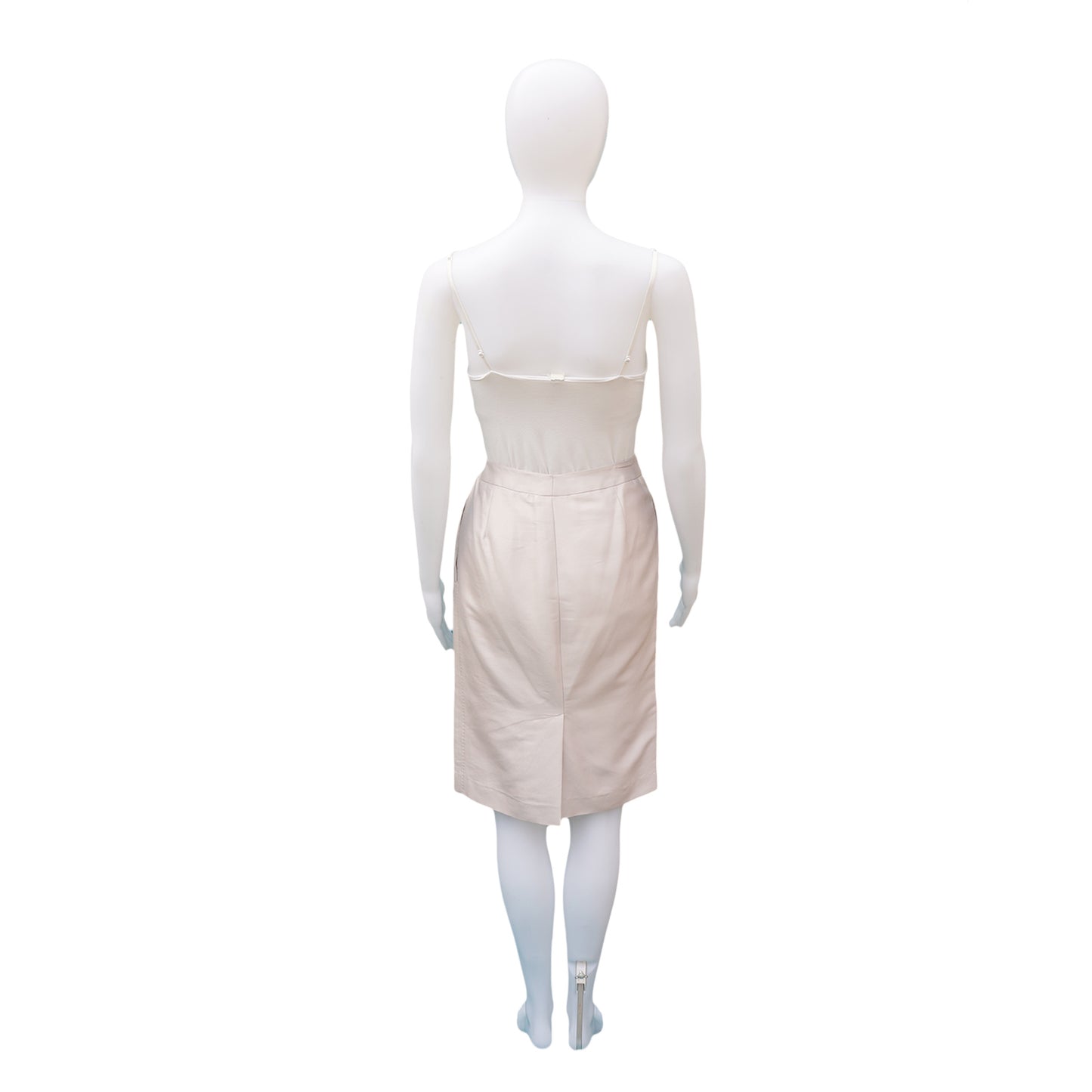 MAXMARA SILK BLEND KNEE-LENGTH SKIRT - leefluxury.com