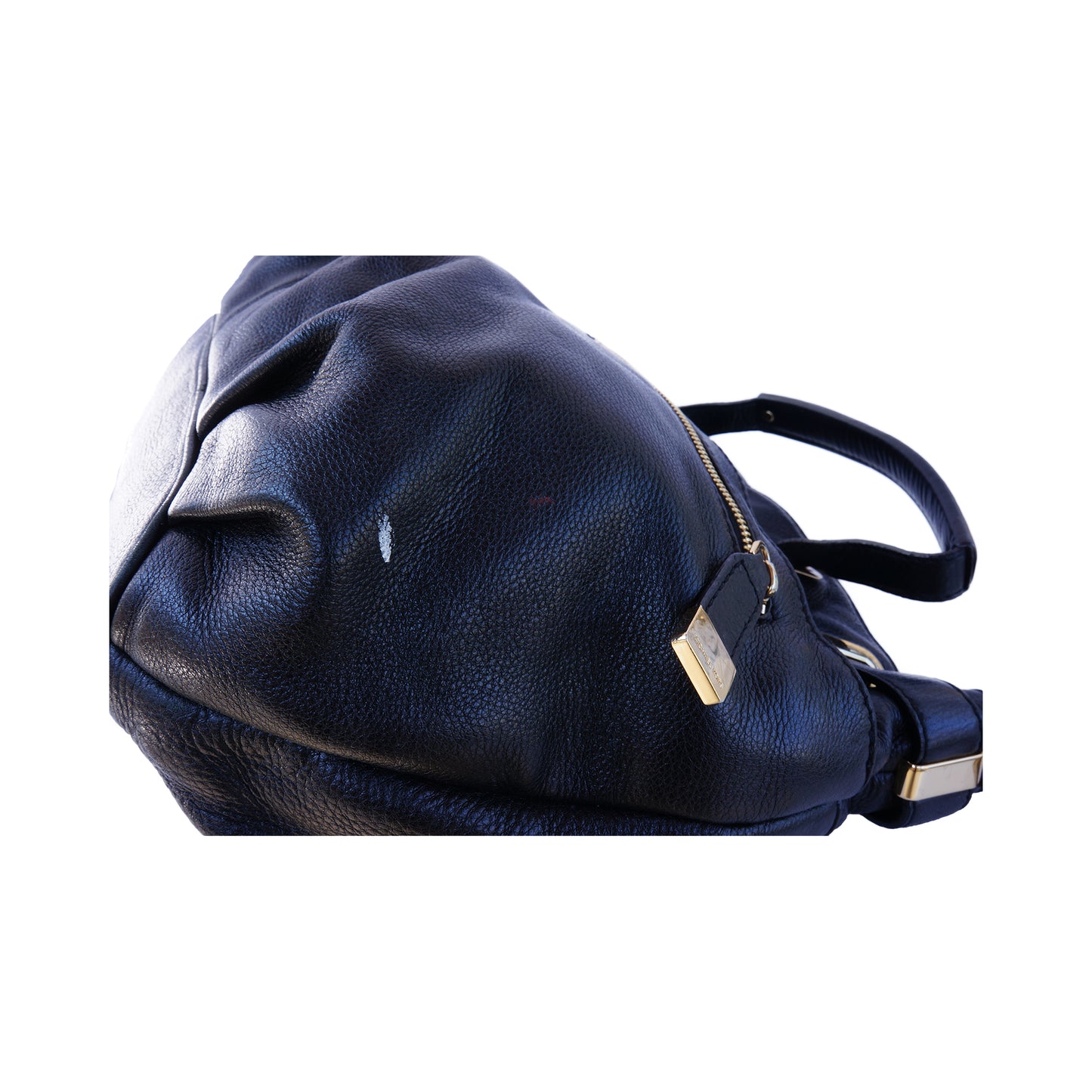 MICHAEL KORS GRAINED LEATHER SHOULDER BAG - leefluxury.com
