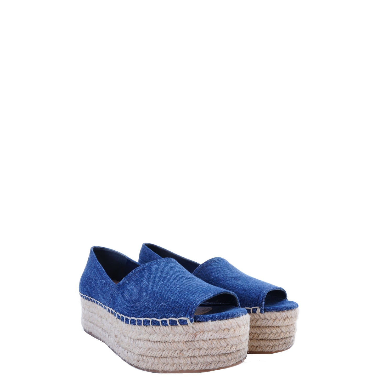 MIU MIU DENIM FLATFORM / PLATFORM ESPADRILLES - leefluxury.com