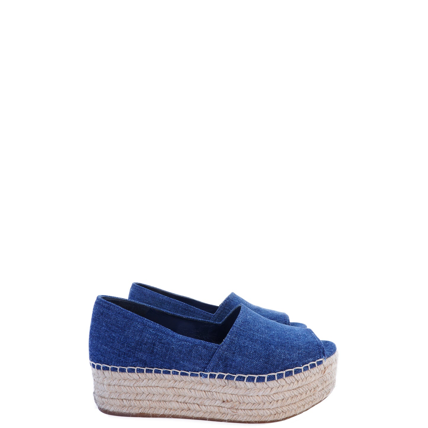 MIU MIU DENIM FLATFORM / PLATFORM ESPADRILLES - leefluxury.com