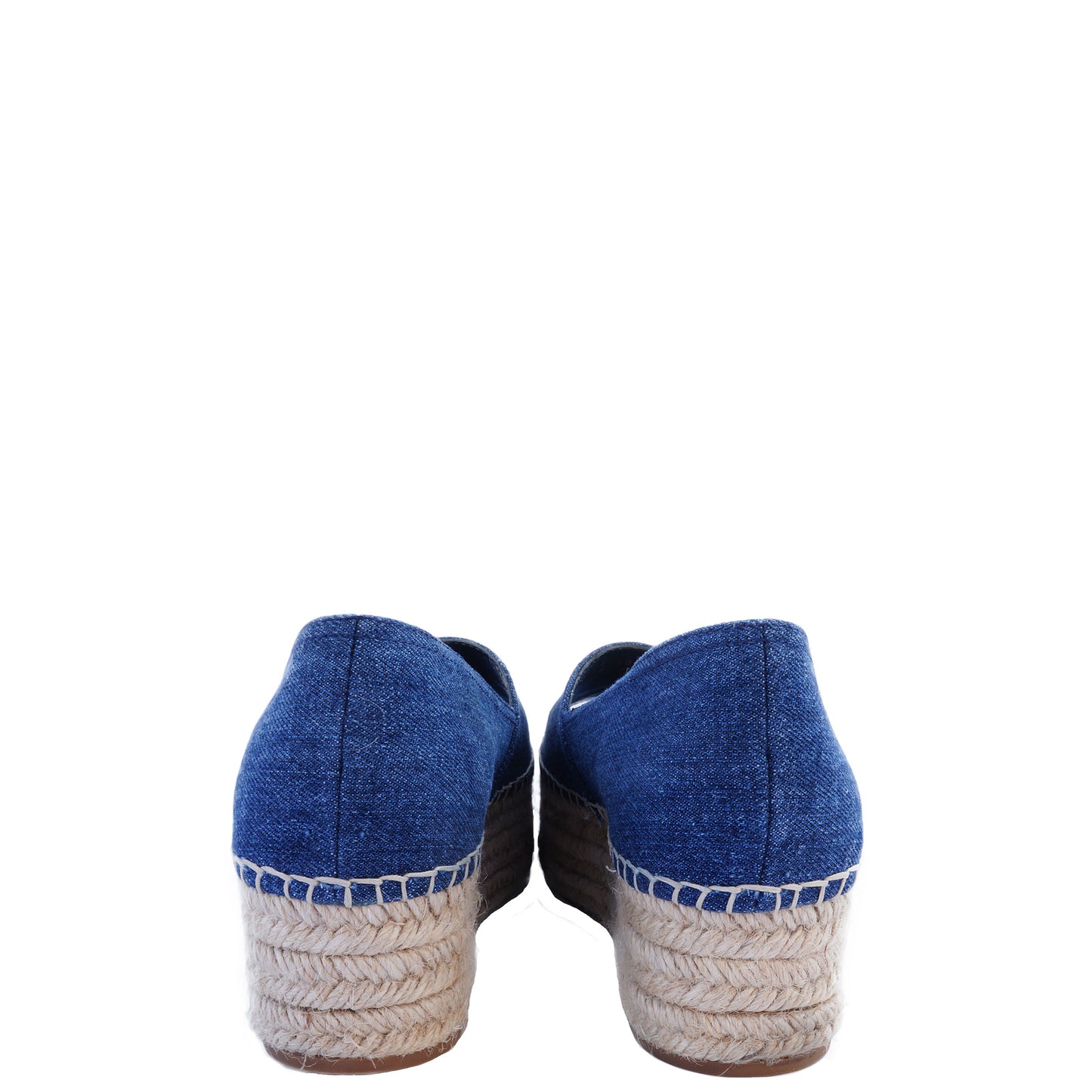 MIU MIU DENIM FLATFORM / PLATFORM ESPADRILLES - leefluxury.com